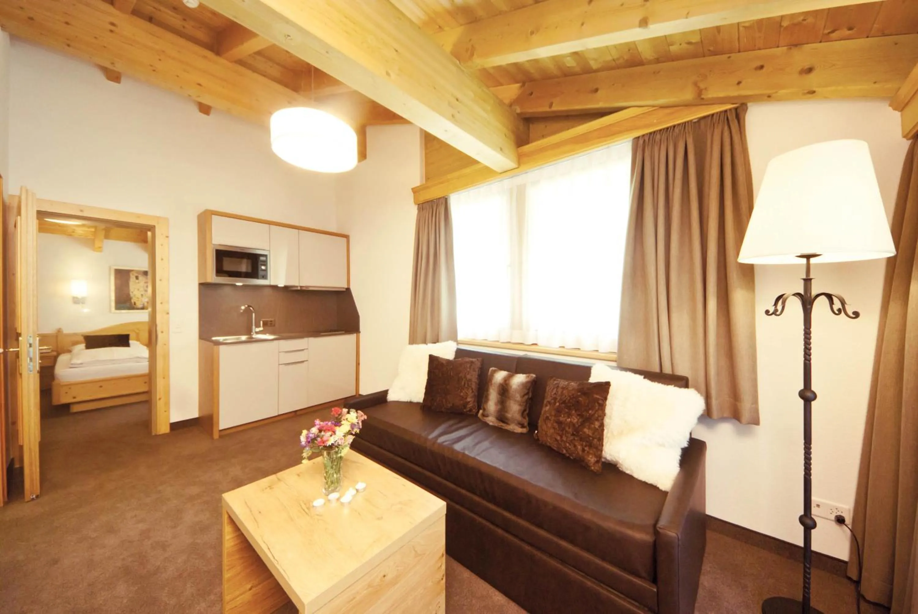 Seating area, Bed in Waldpark Hotel Garni