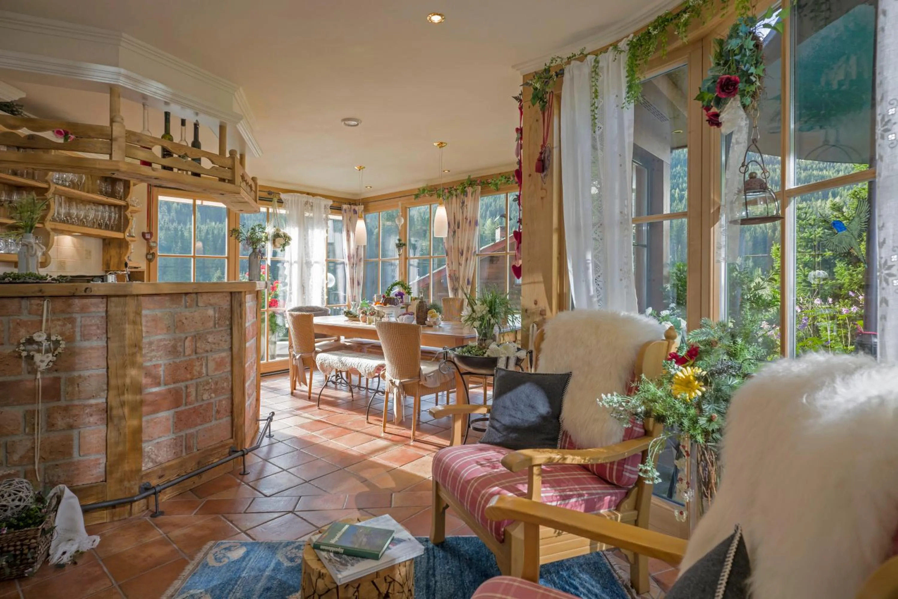 Lounge or bar in Landhaus Dengg