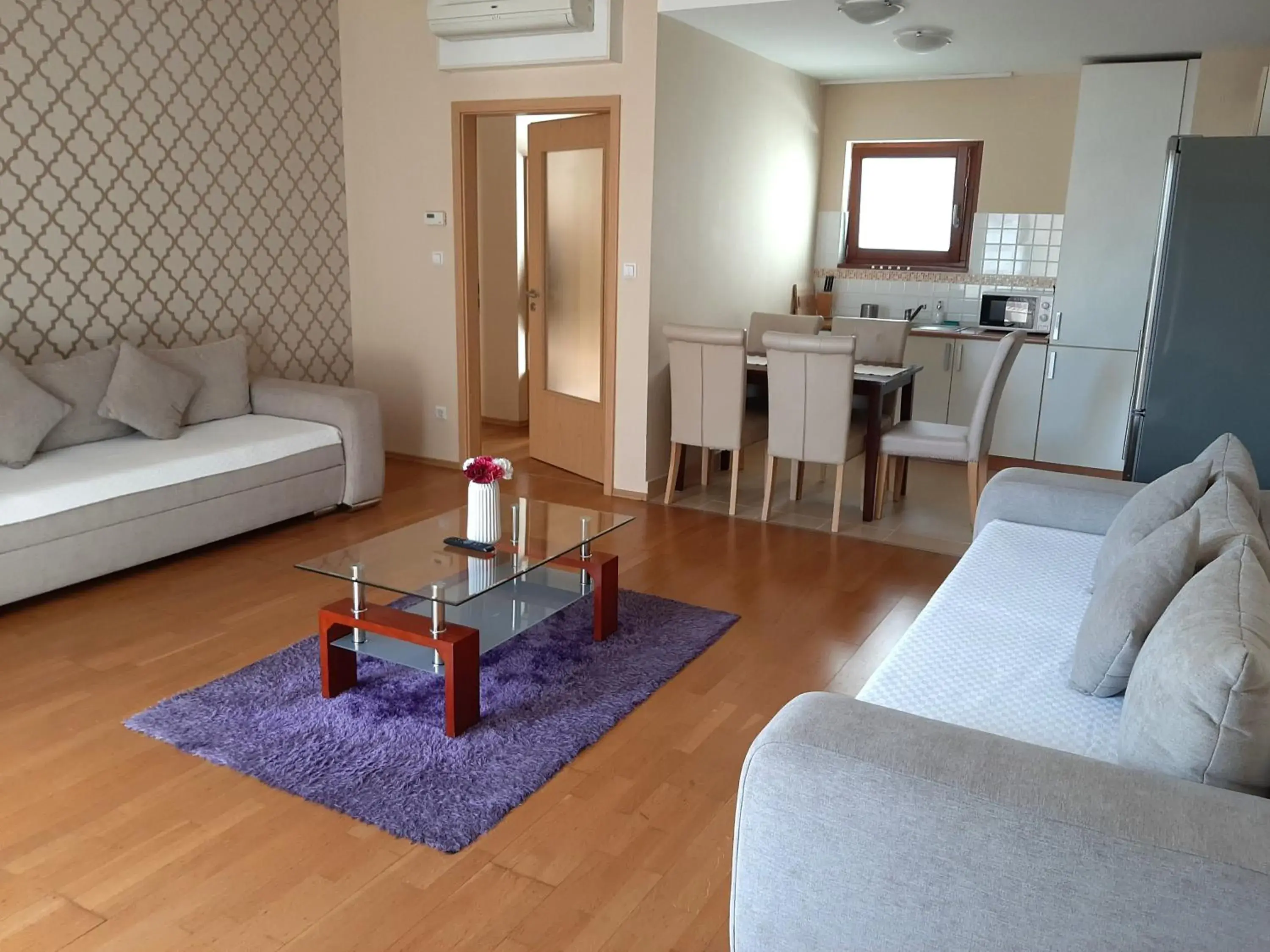 Living room, Bed in Trendy Deluxe Apartments Living room, Bed in Trendy Deluxe Apartments