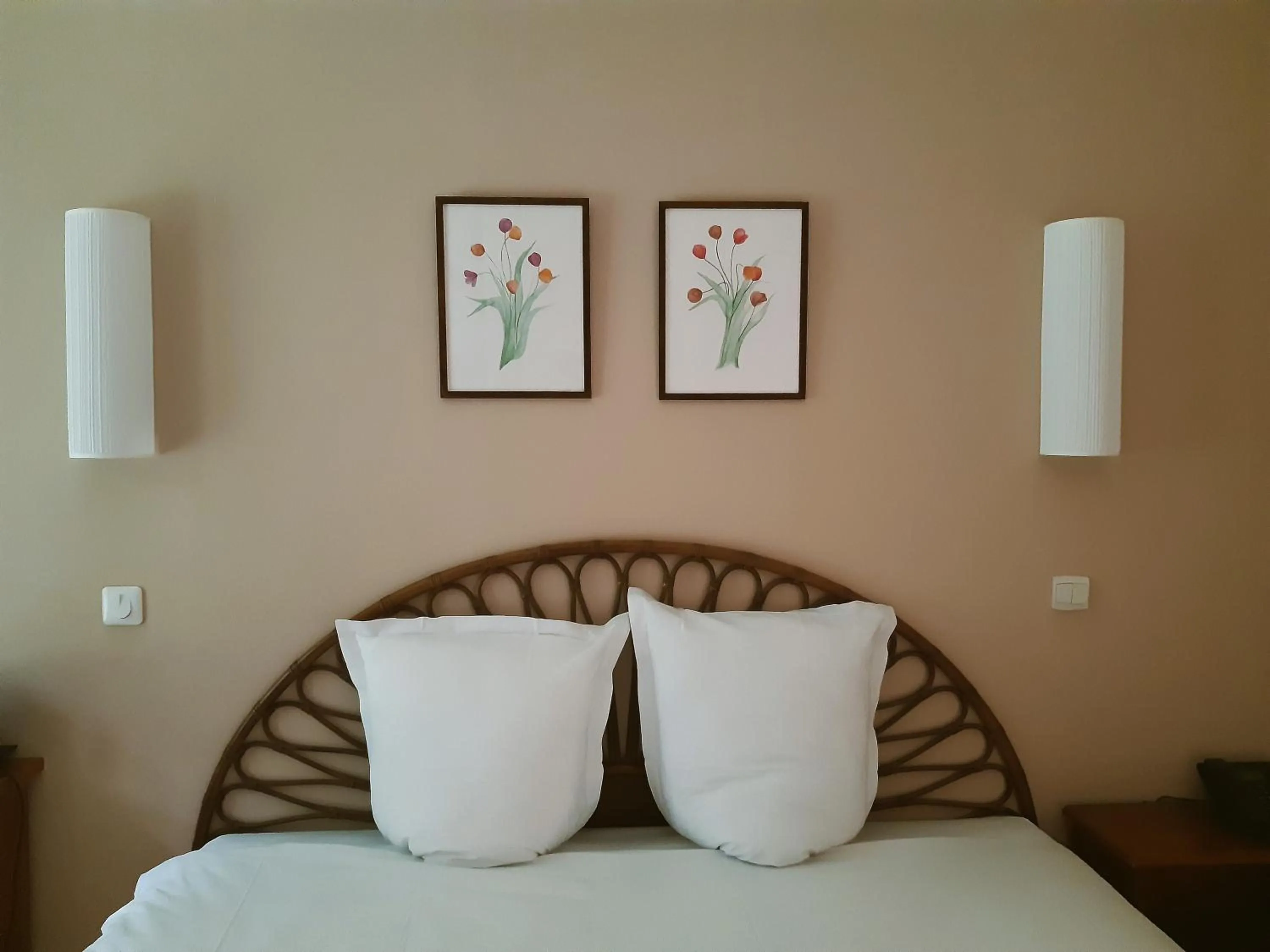 Bed in Hostellerie Du Lys