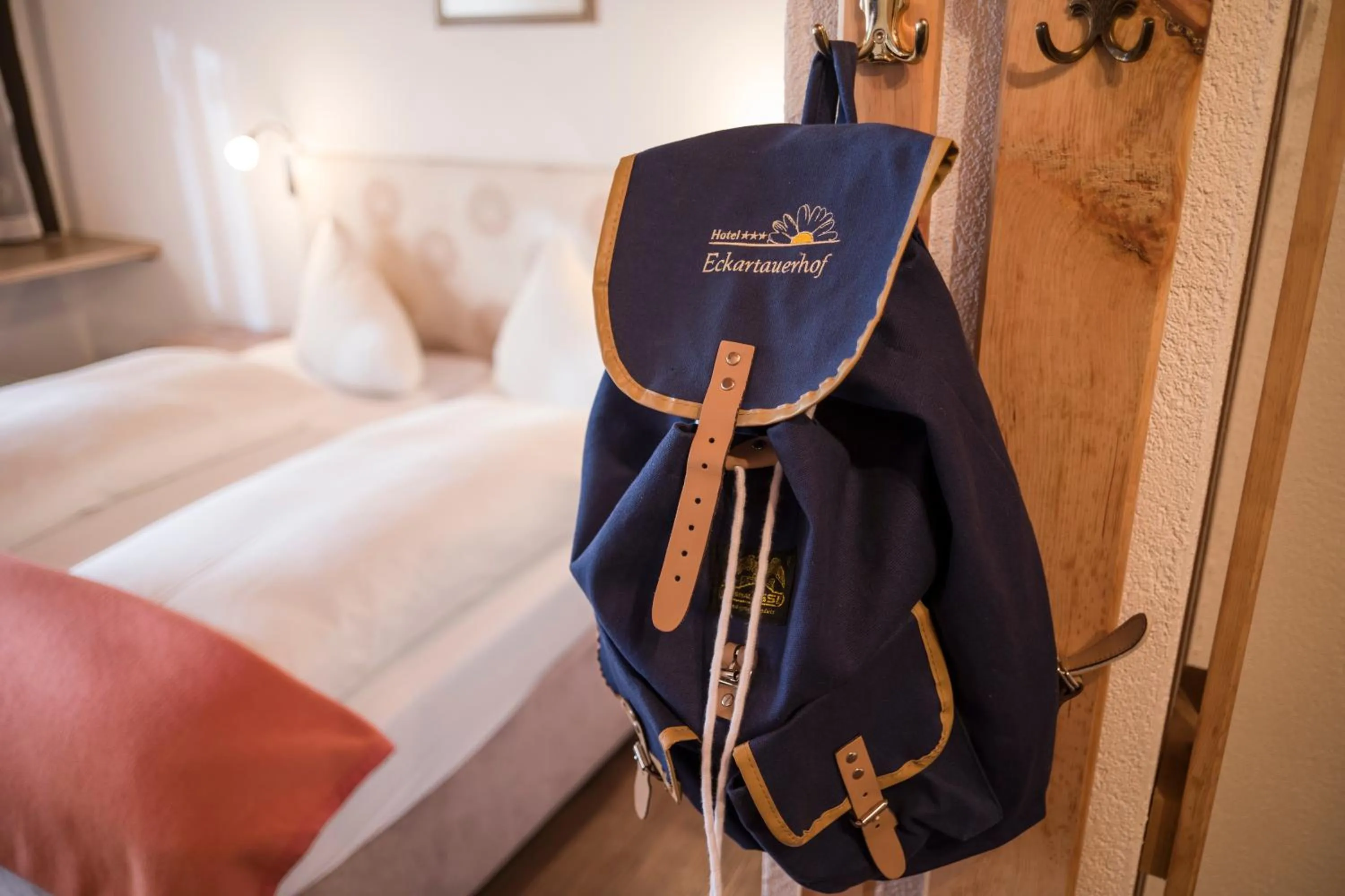 Decorative detail, Bed in Hotel Eckartauerhof