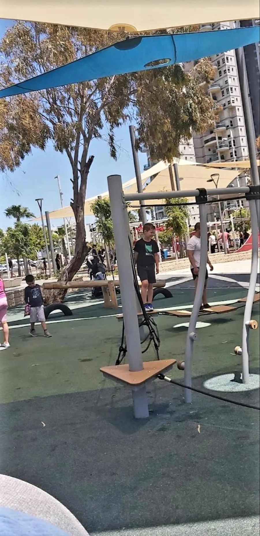 Children play ground in 612 apartment on the beach