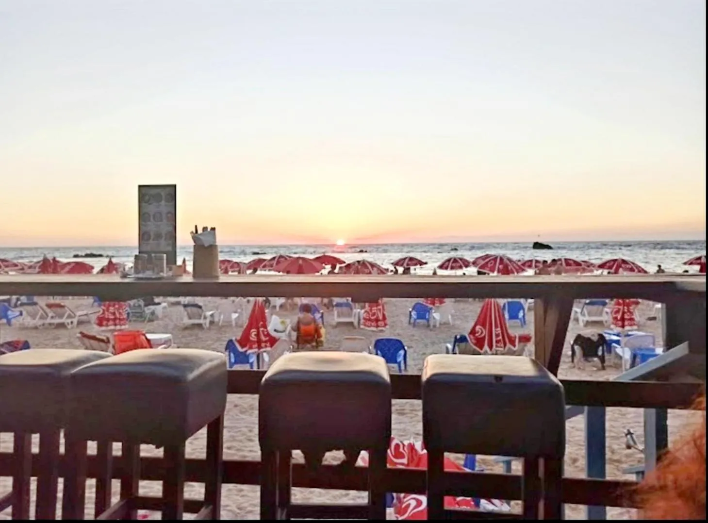 Sea view in 612 apartment on the beach
