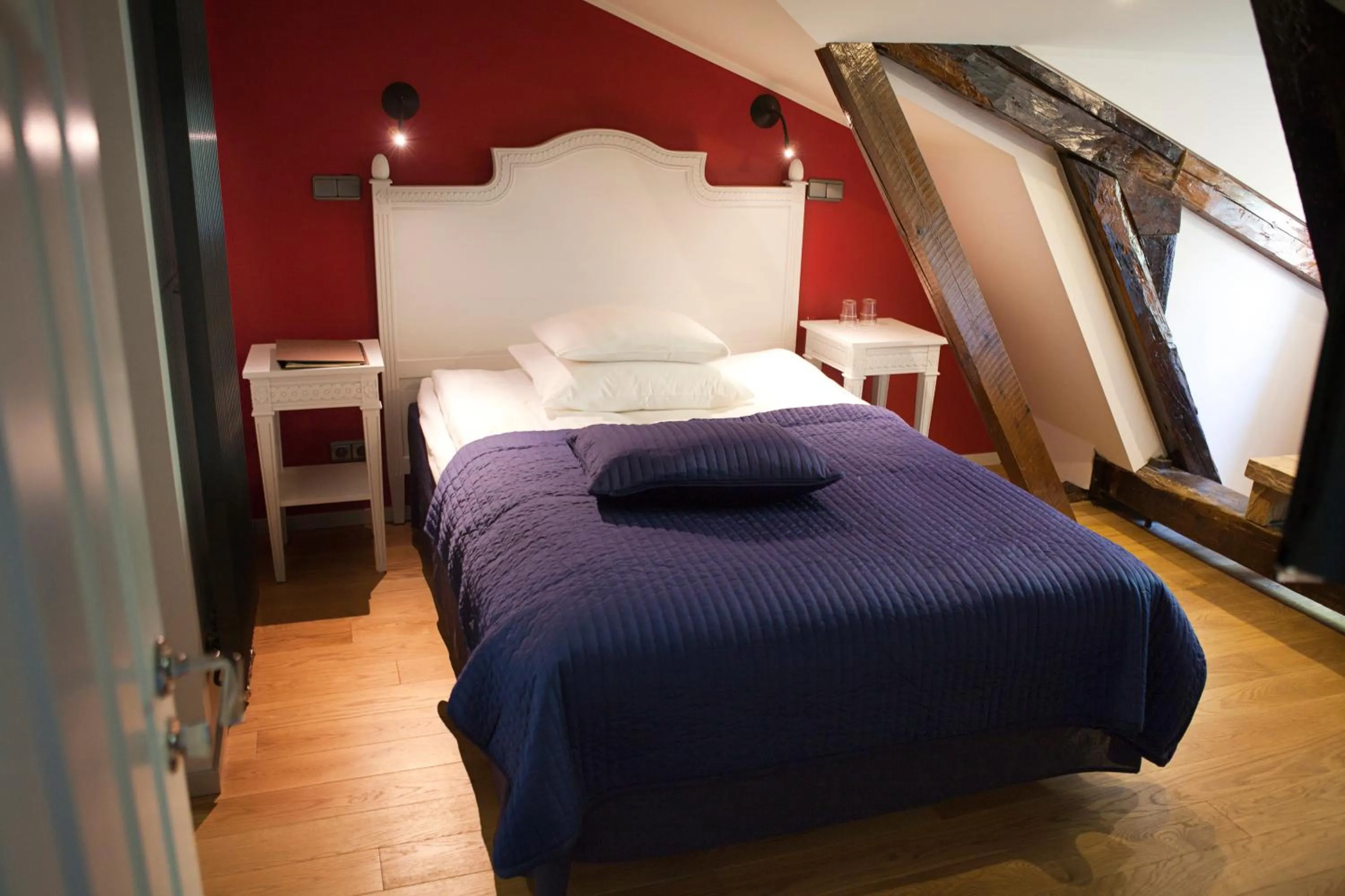 Bed in Hotel Hellstens Malmgård