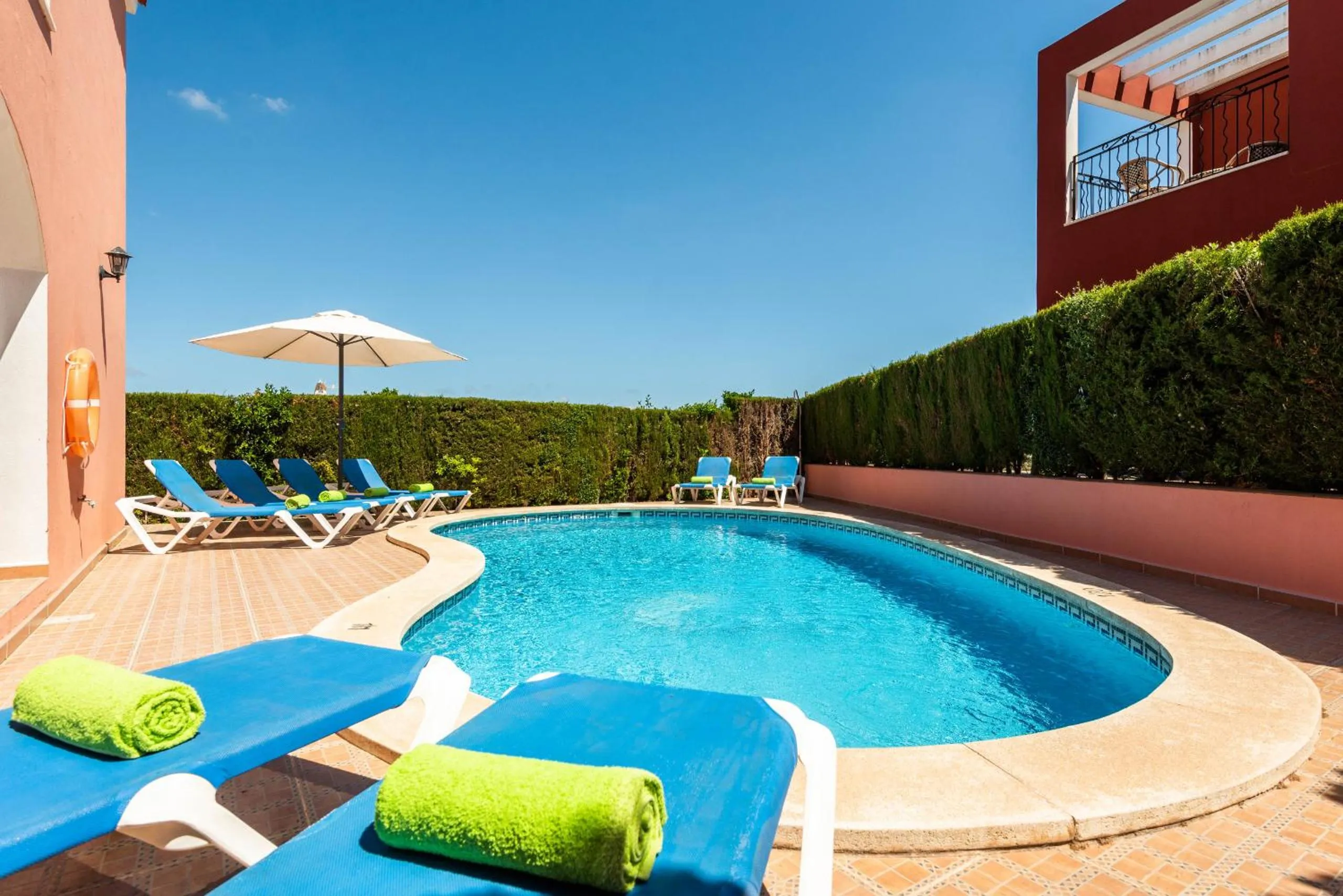 Swimming pool in Villas Cala Galdana by Escape Home