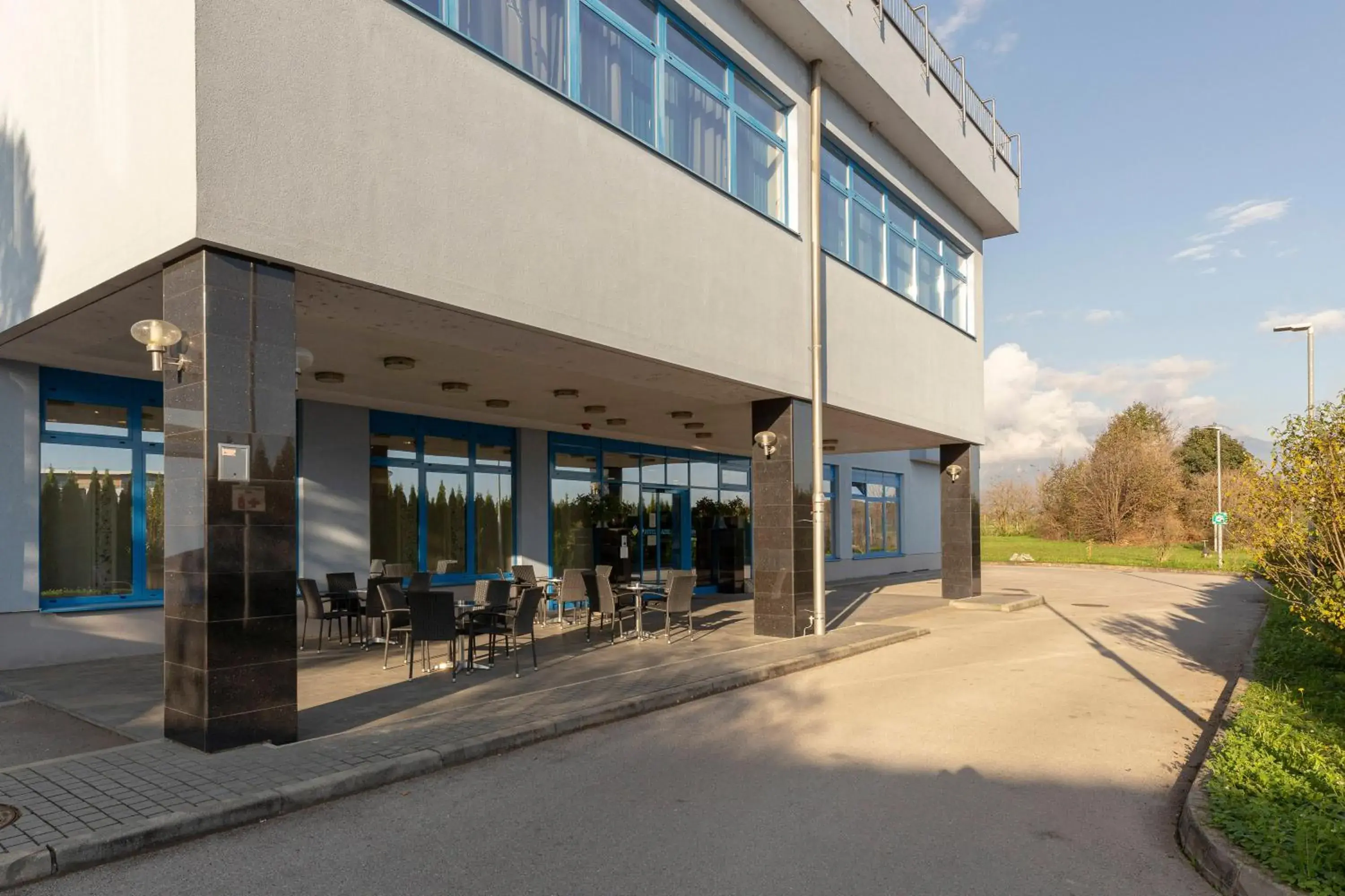 Property building in Garni Hotel Azul Property building in Garni Hotel Azul