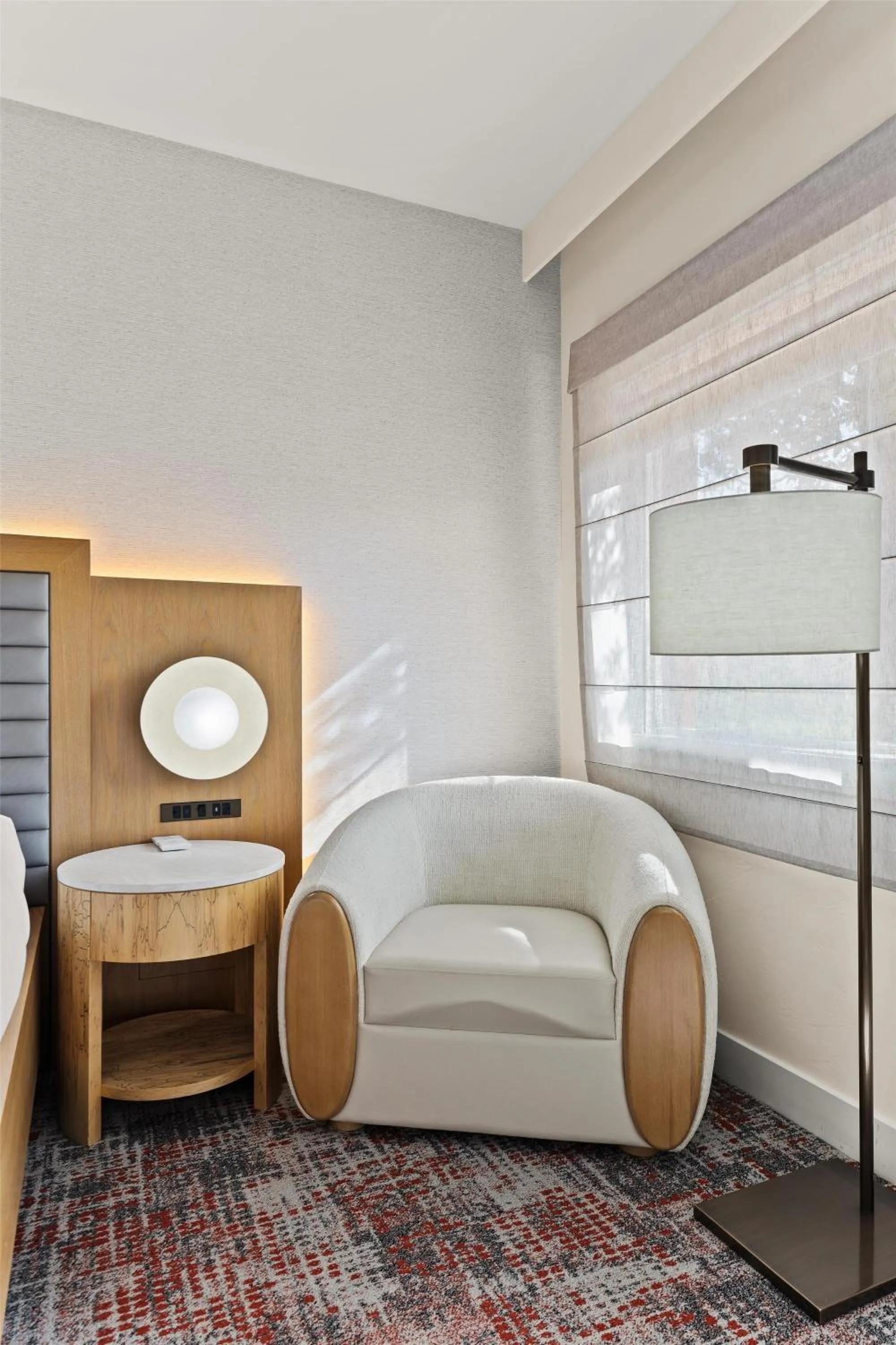 Living room, Bed in Hotel De Novo Springdale, Tapestry Collection by Hilton