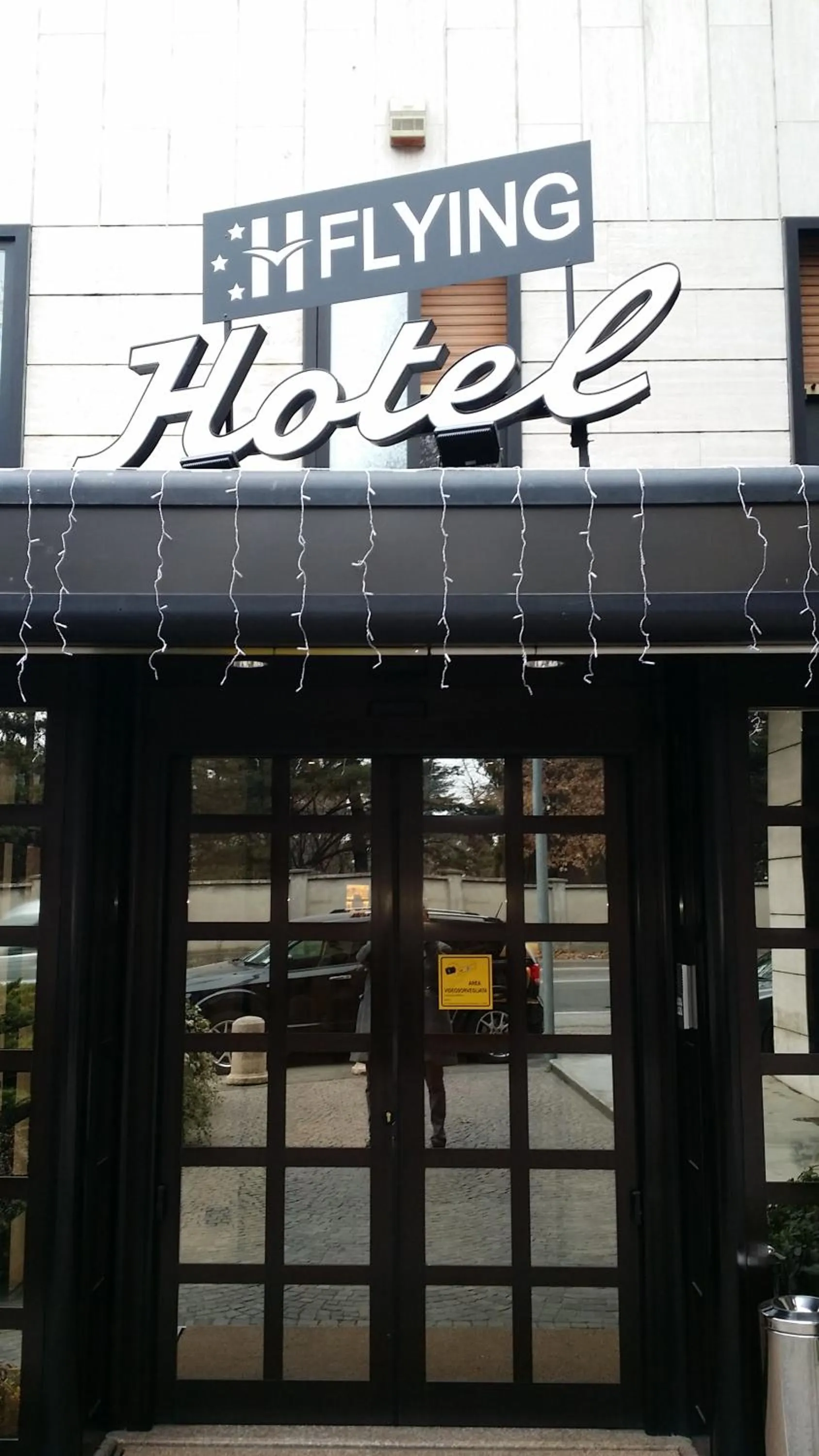 Facade/entrance in Flying Hotel