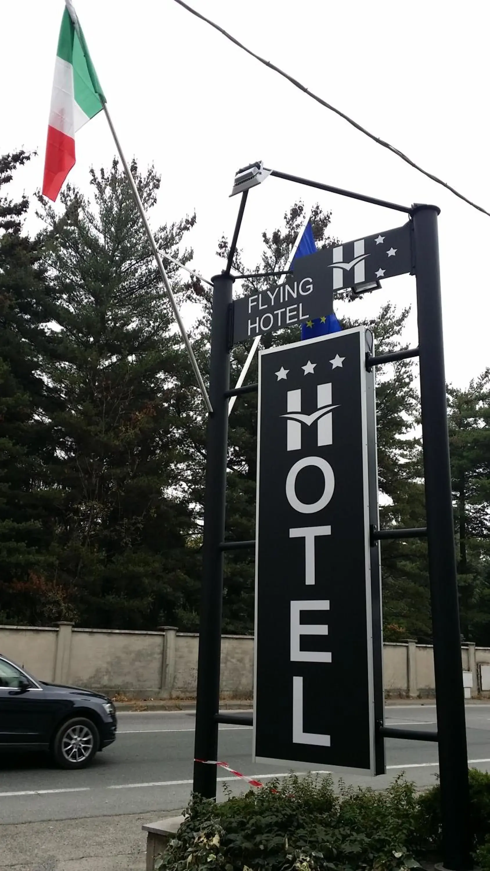 Facade/entrance in Flying Hotel Facade/entrance in Flying Hotel