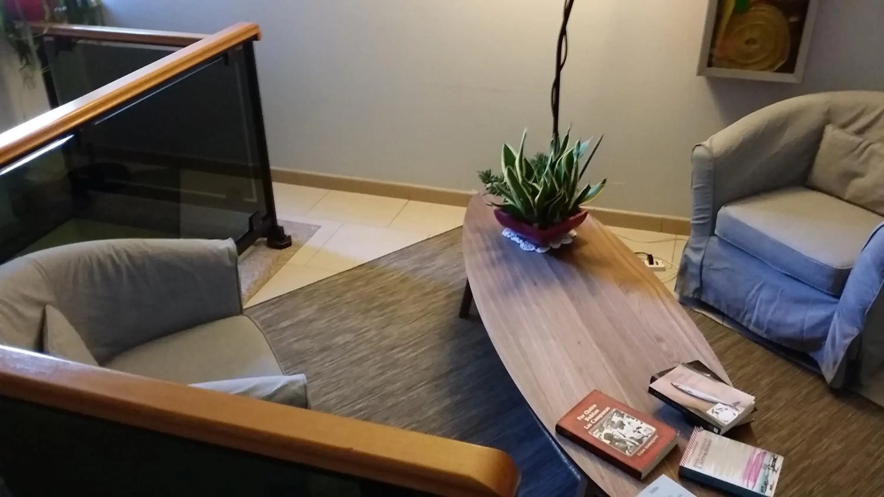 Living room in Flying Hotel Living room in Flying Hotel