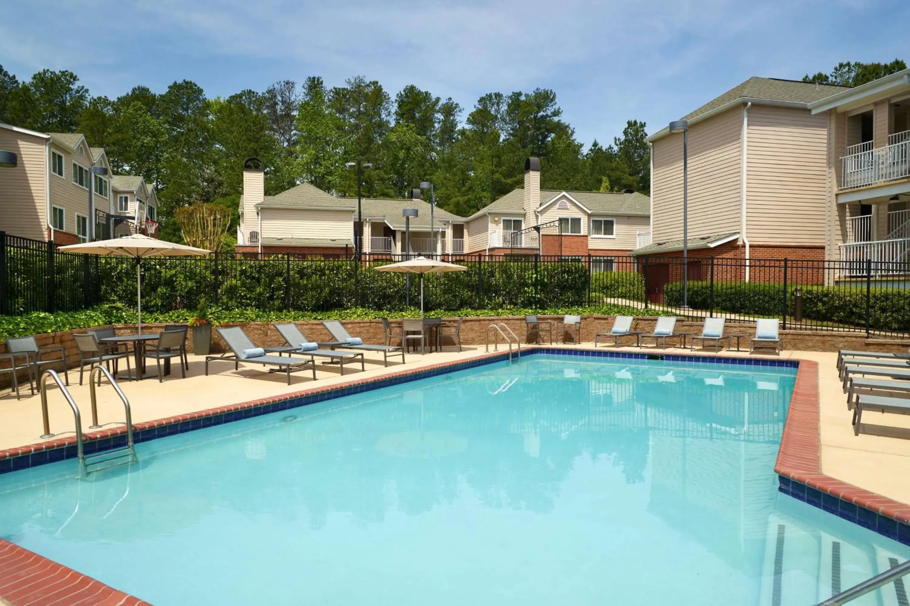 Pool view in Sonesta ES Suites Atlanta Alpharetta Windward Pool view in Sonesta ES Suites Atlanta Alpharetta Windward