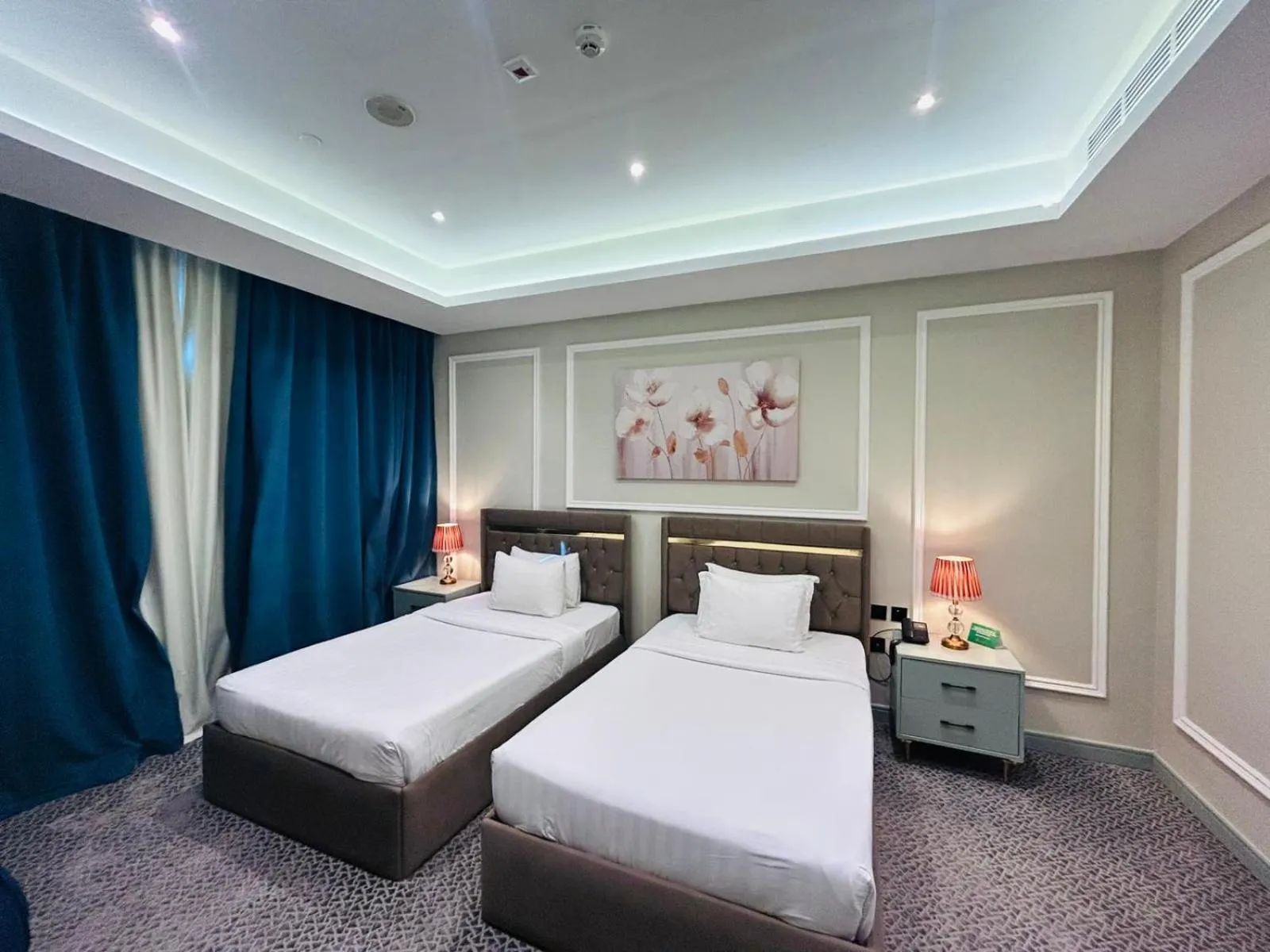 Bed in Al Mansour Plaza Hotel