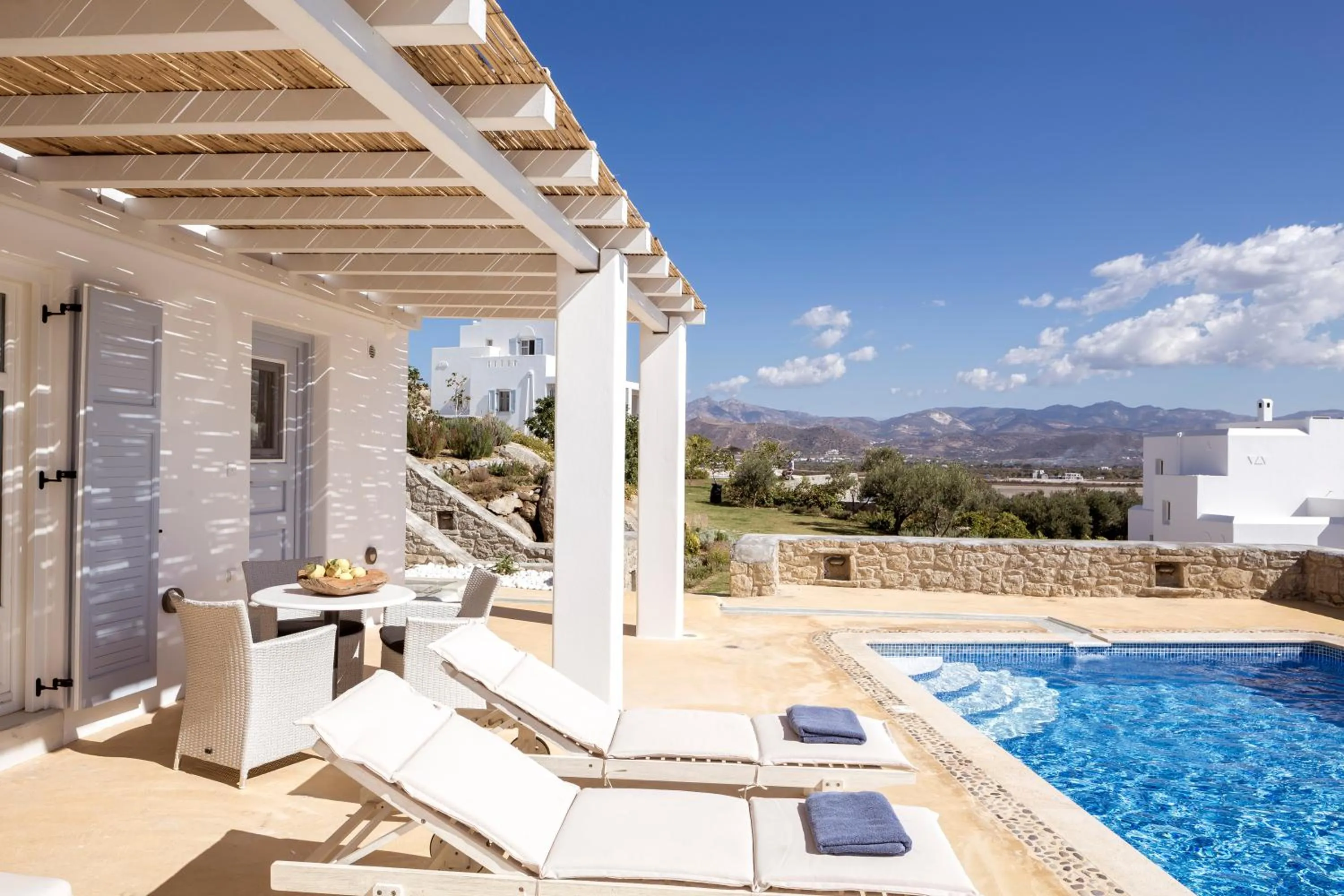 Pool view in Naxian Collection - Small Luxury Hotel of the World