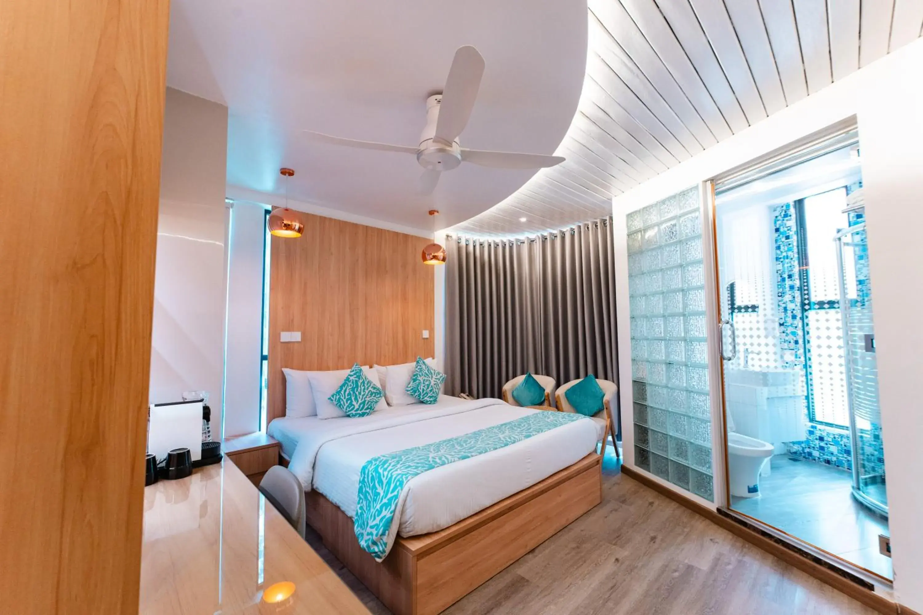 Bed in Hotel Star Shell Bed in Hotel Star Shell