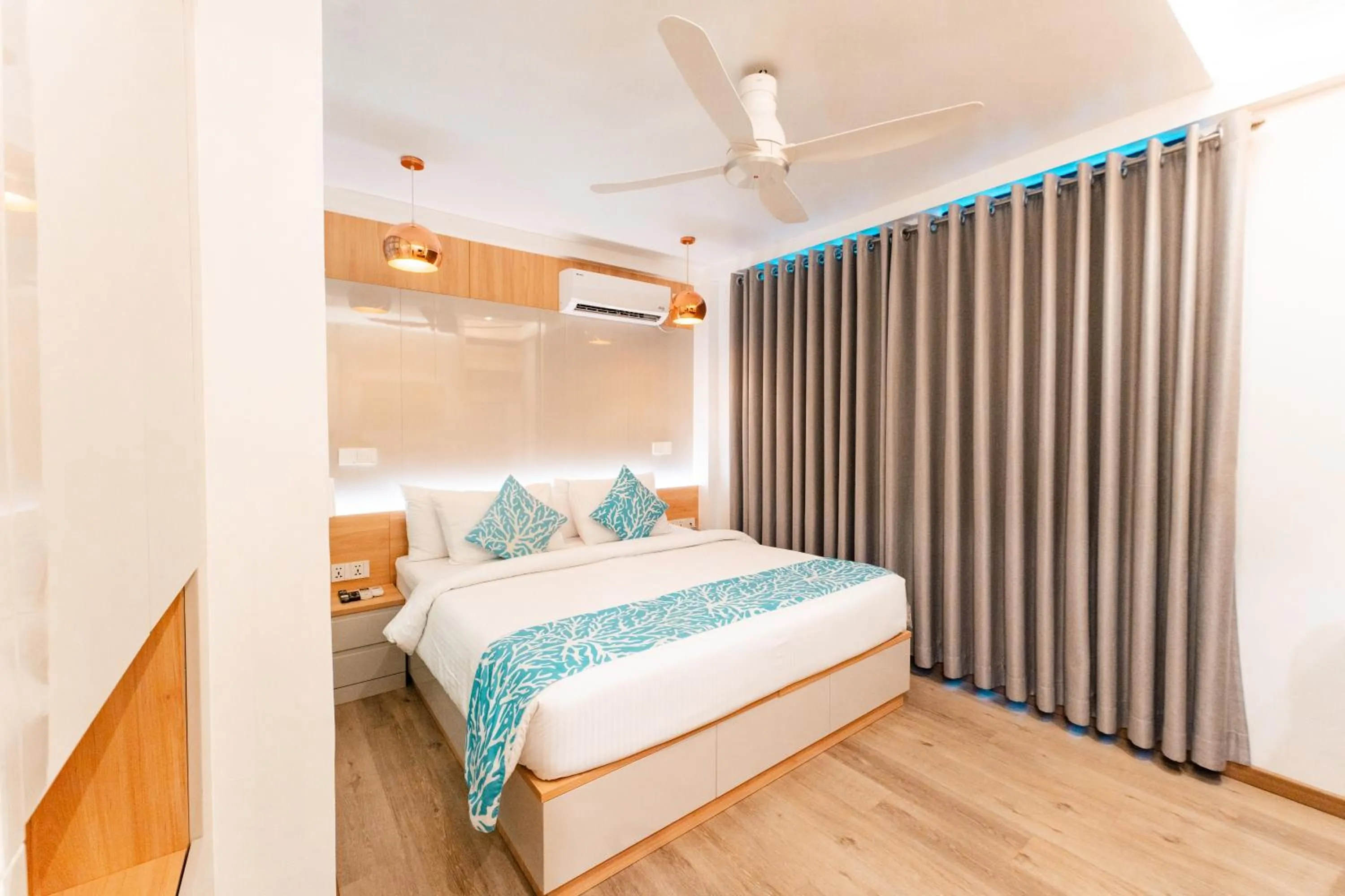 Bed in Hotel Star Shell