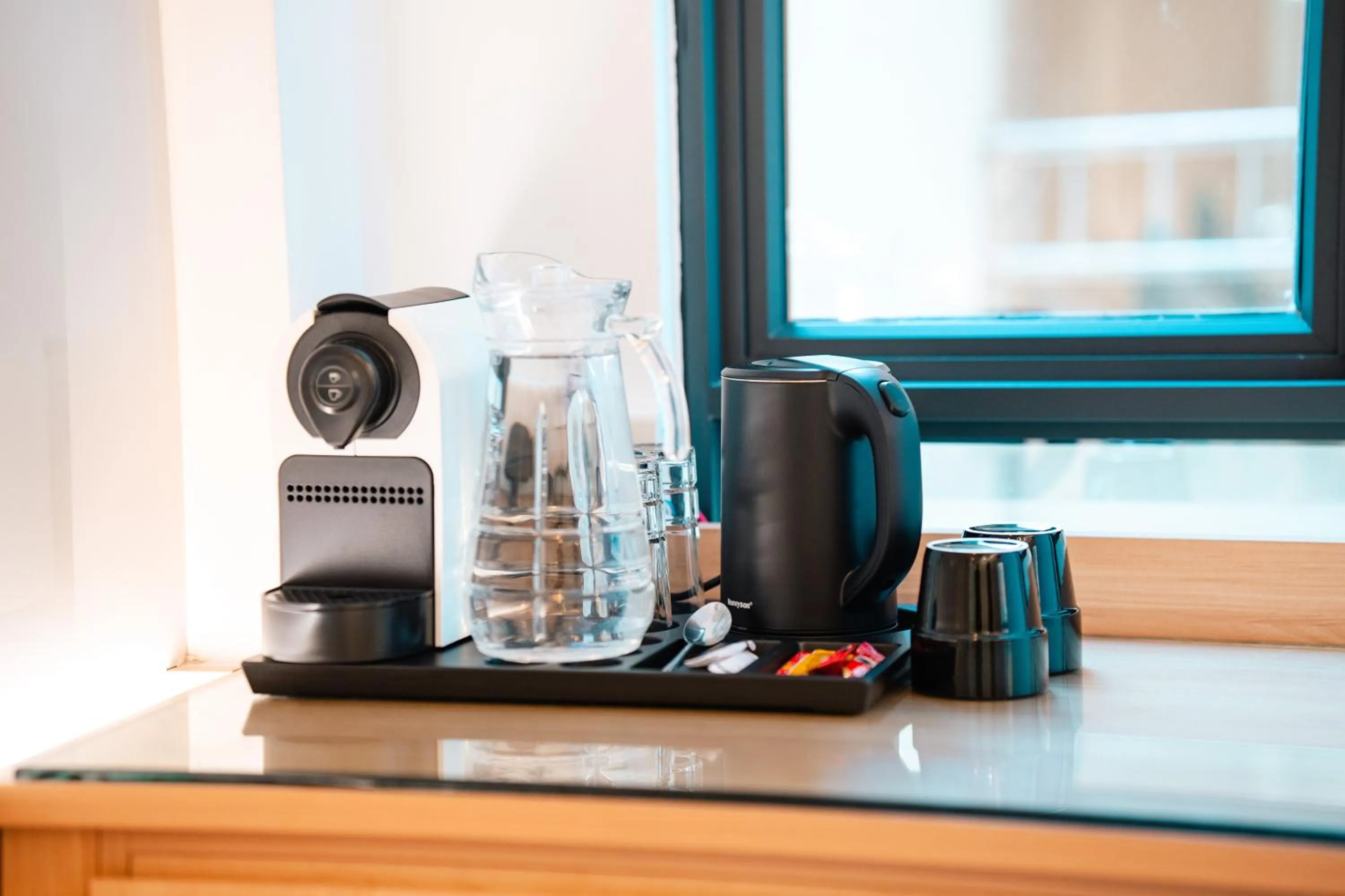 Coffee/tea facilities in Hotel Star Shell