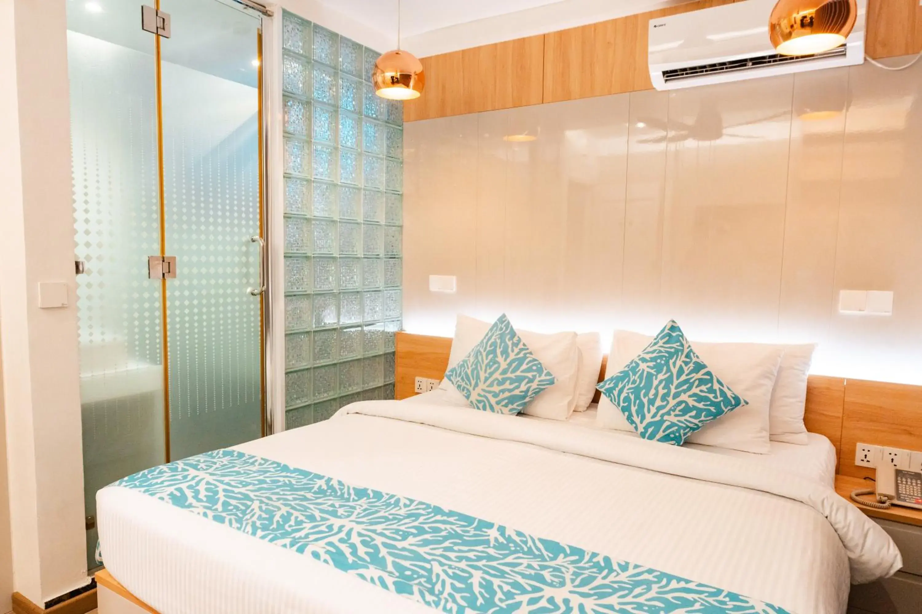 Bed in Hotel Star Shell Bed in Hotel Star Shell