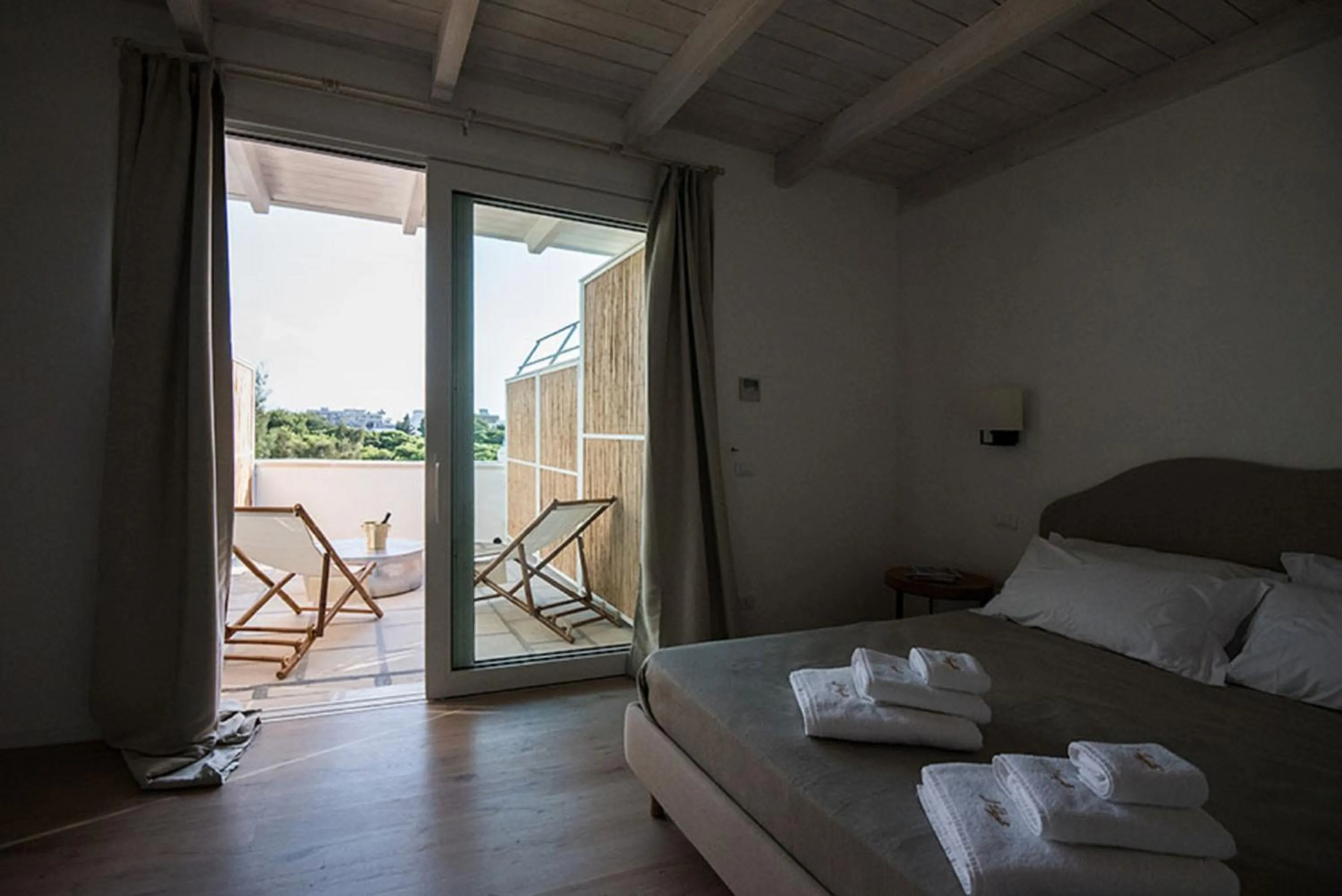 Balcony/Terrace, Bed in B&B Il Palazzotto di Luca Luxury Suites