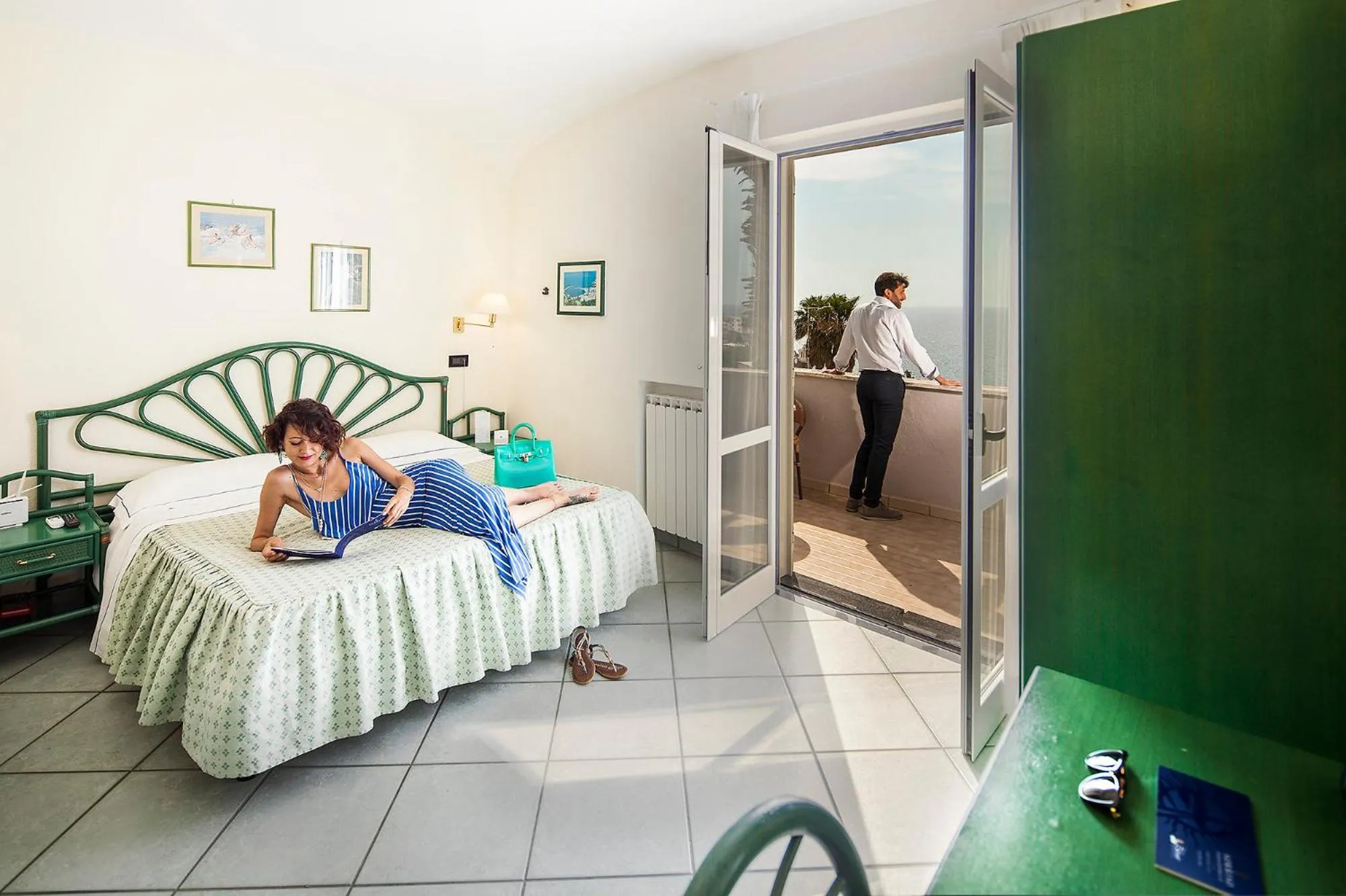 Garden view, Bed in Sorriso Thermae Resort & Spa