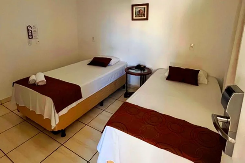 Bed in Hotel dos Lagos