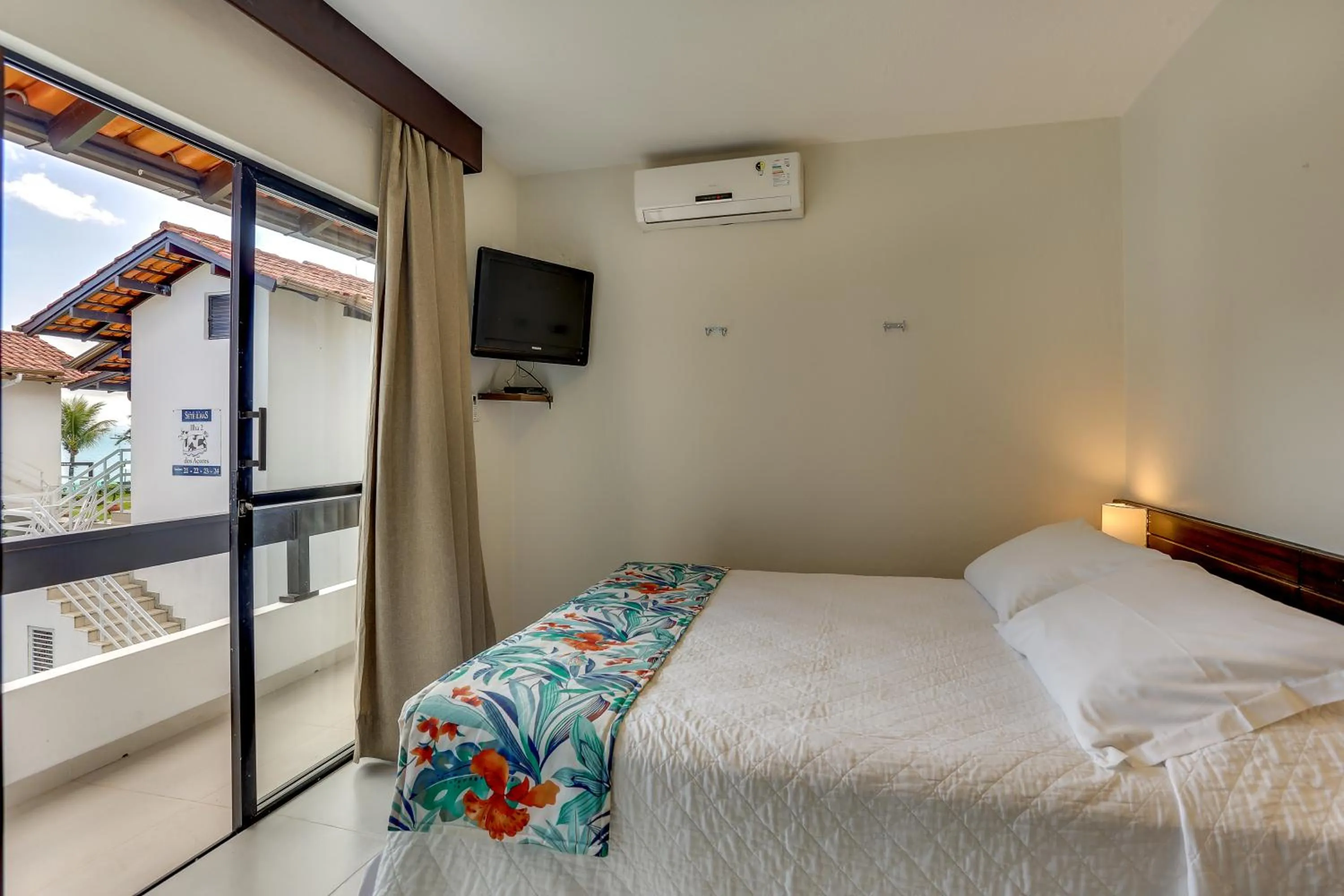 Bed in Hotel Sete Ilhas