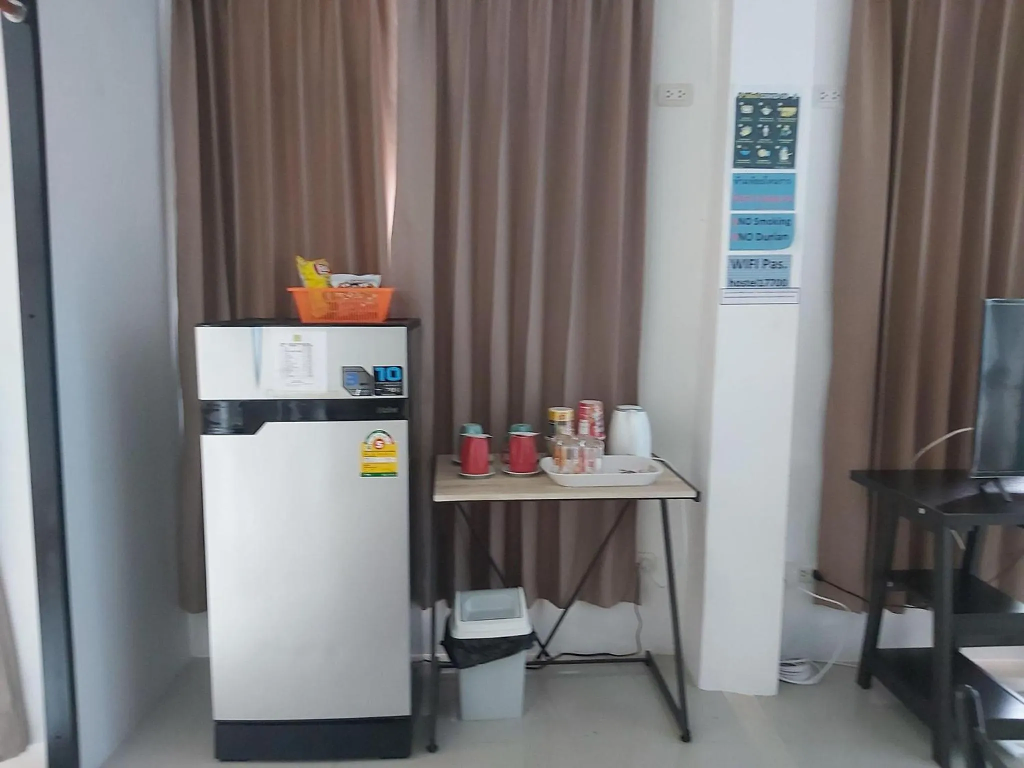 minibar in Baan der Bruyn SHA