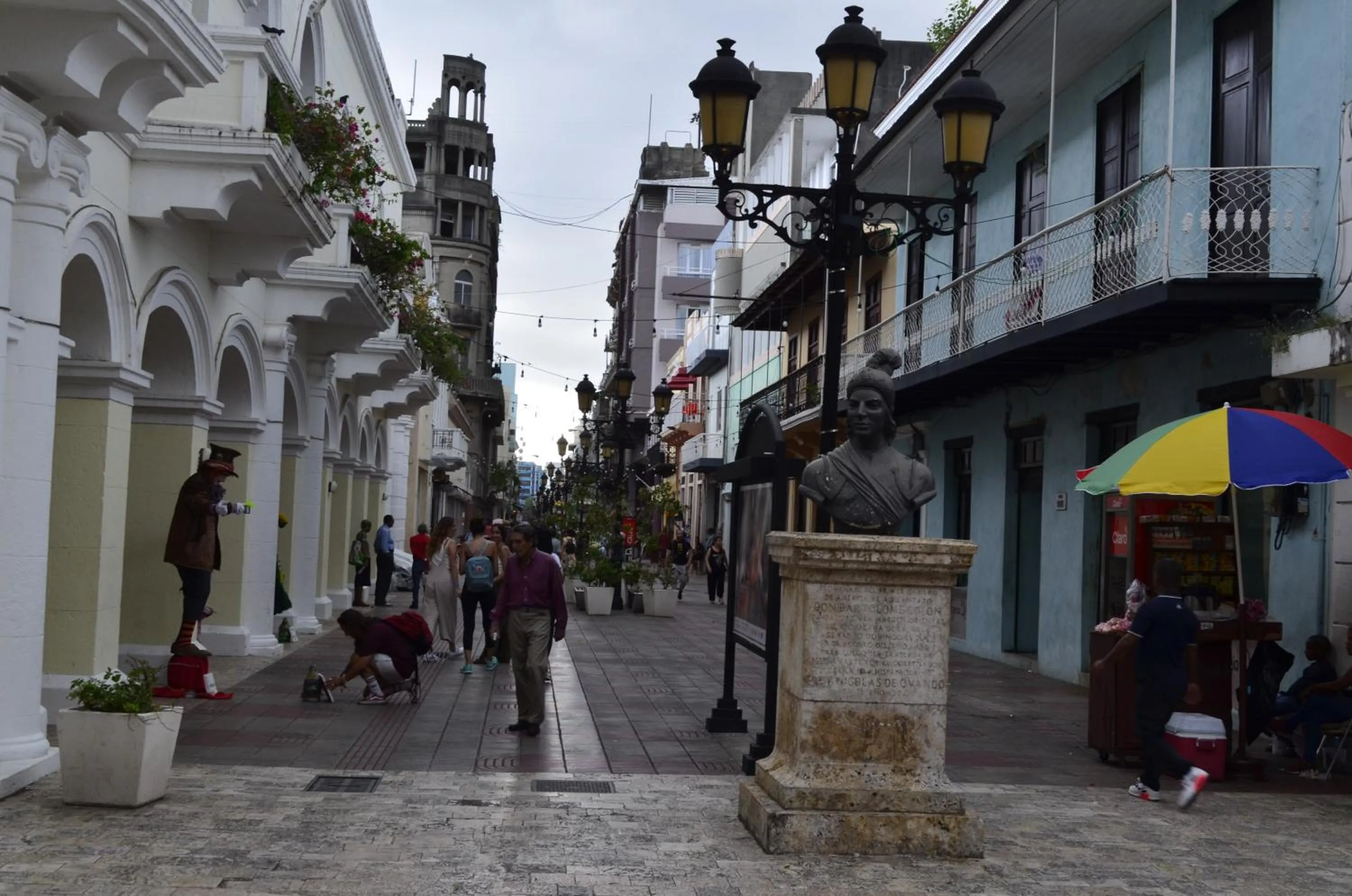 Street view in Hotel Cana Palma Zona Colonial
