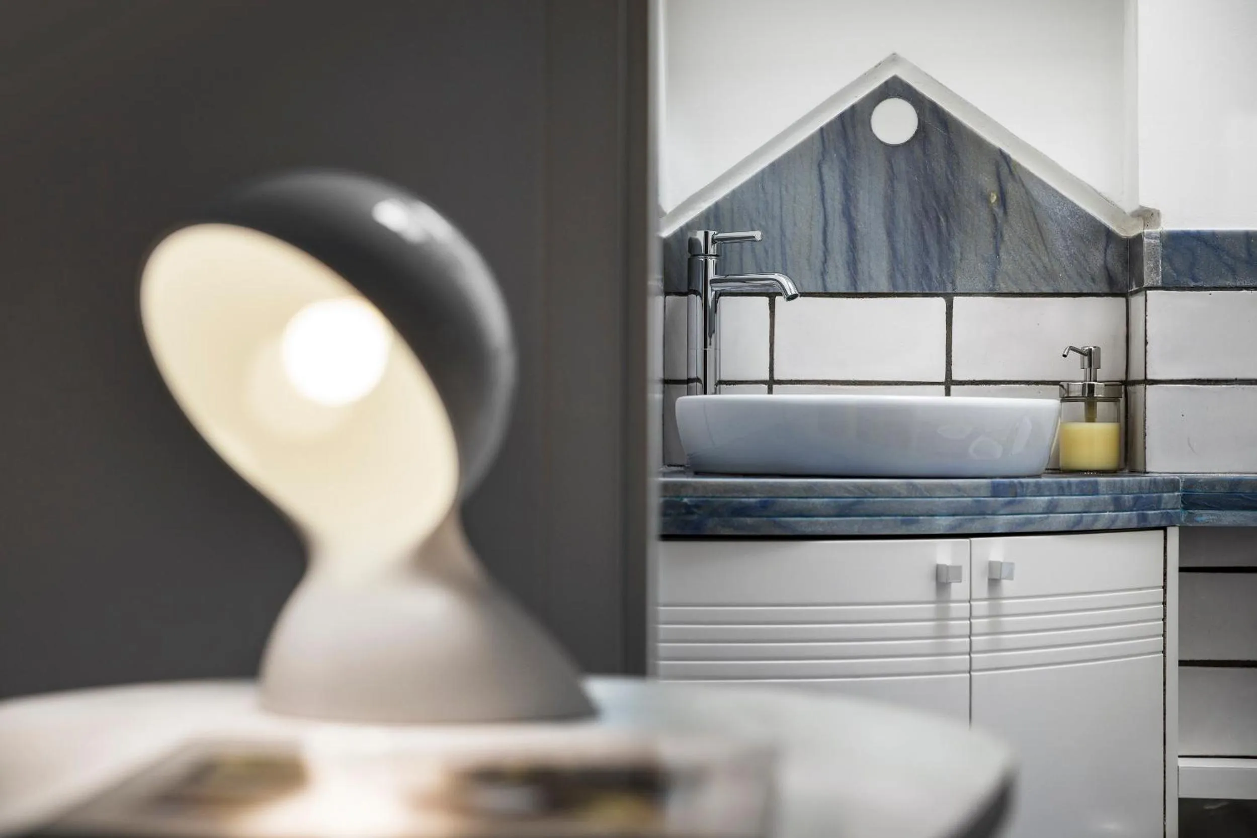 Bathroom, Bed in LHP Suite Capri Villa La Giara