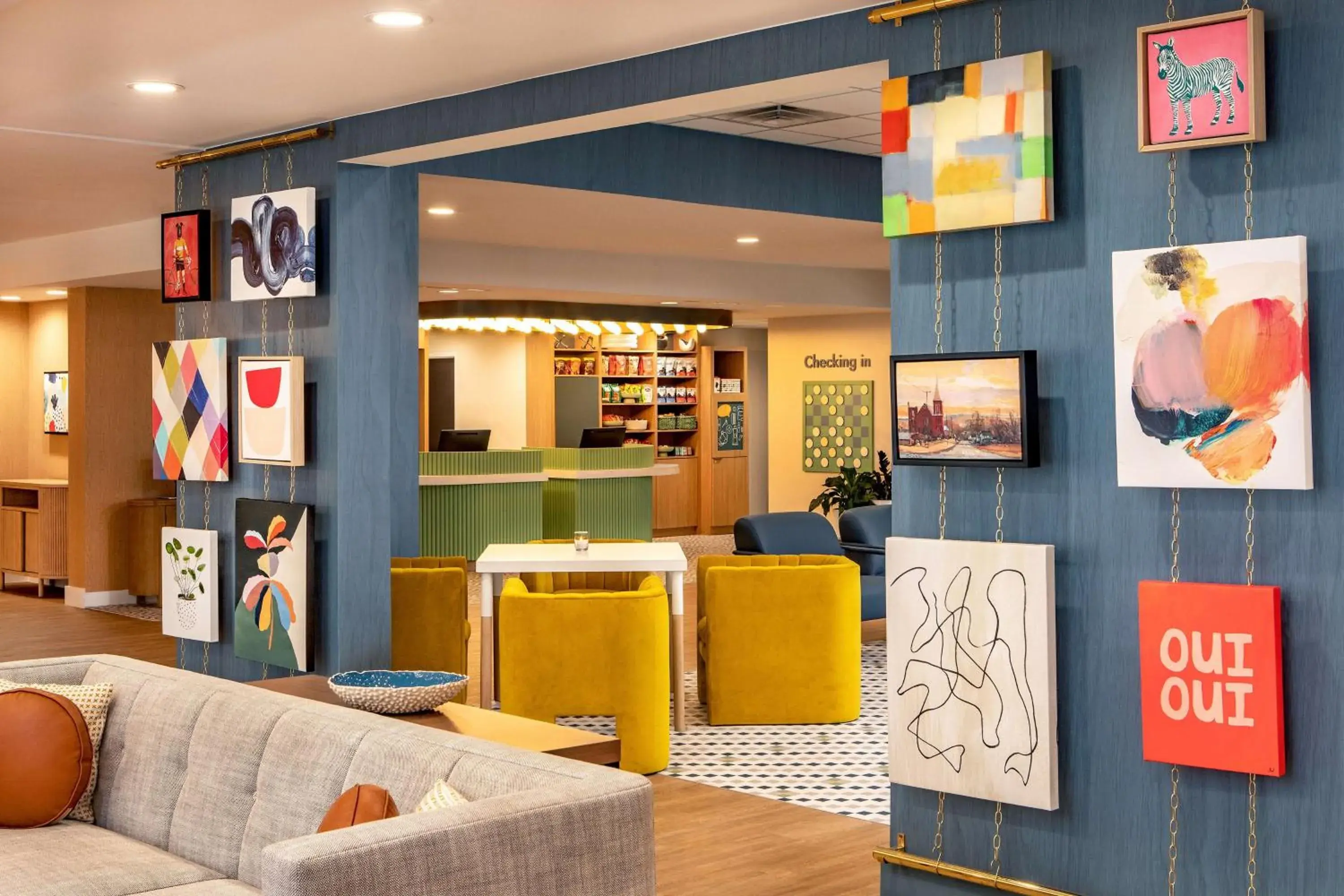 Lobby or reception in Sonesta Select Boston Foxborough Mansfield Lobby or reception in Sonesta Select Boston Foxborough Mansfield