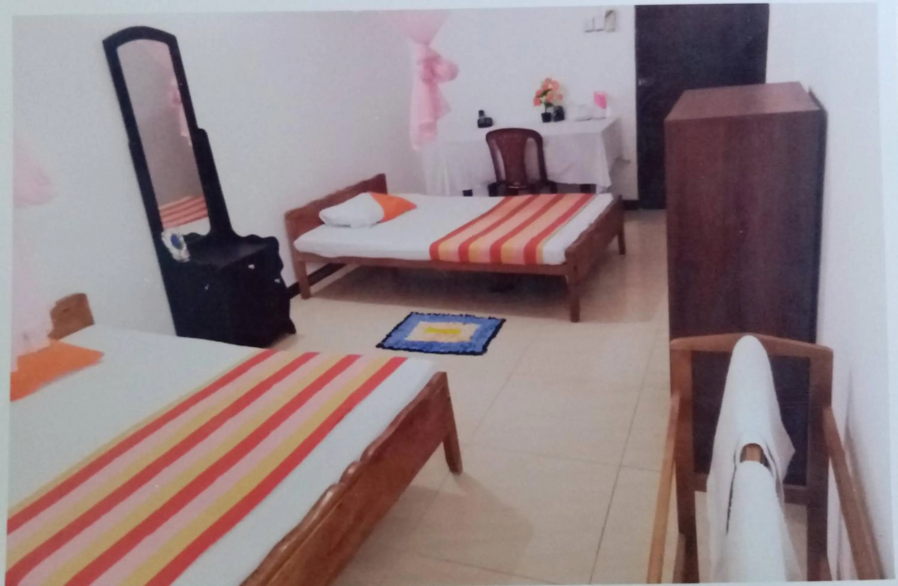 Bed in Jayanthi Surf Dreams