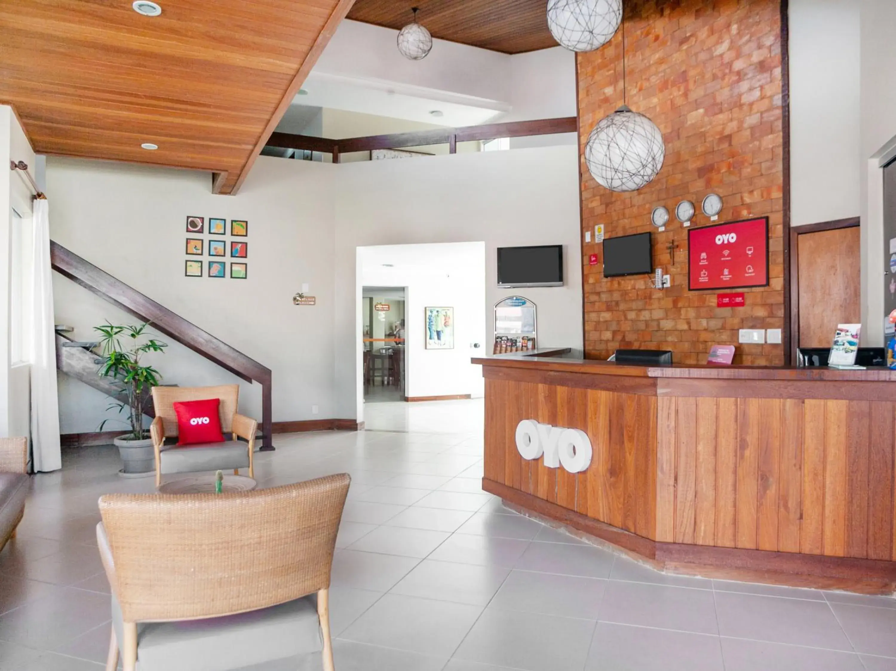 Lobby or reception in OYO Alto Da Praia Hotel, Aracaju Lobby or reception in OYO Alto Da Praia Hotel, Aracaju