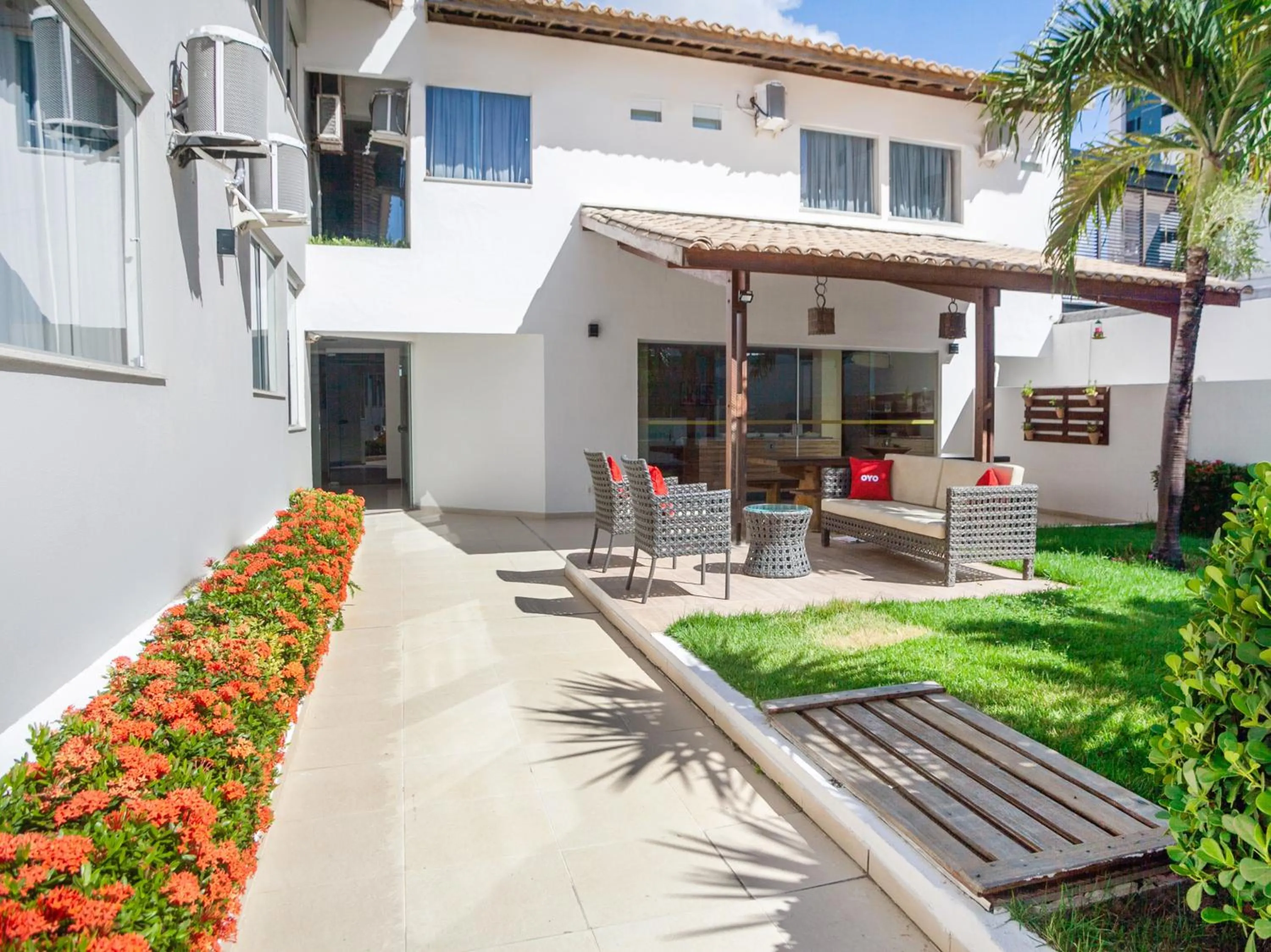 Patio in OYO Alto Da Praia Hotel, Aracaju