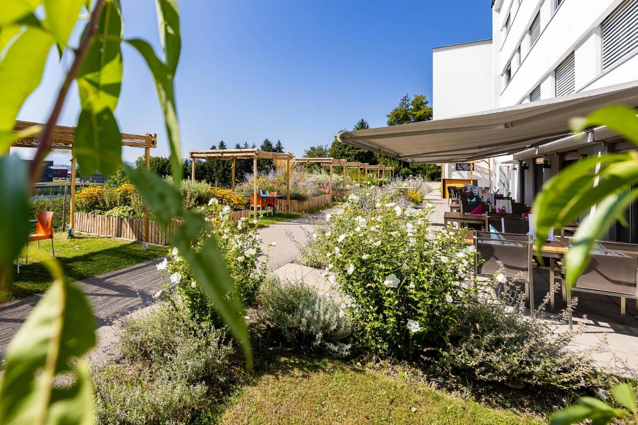 Patio in Le Domaine (Swiss Lodge)
