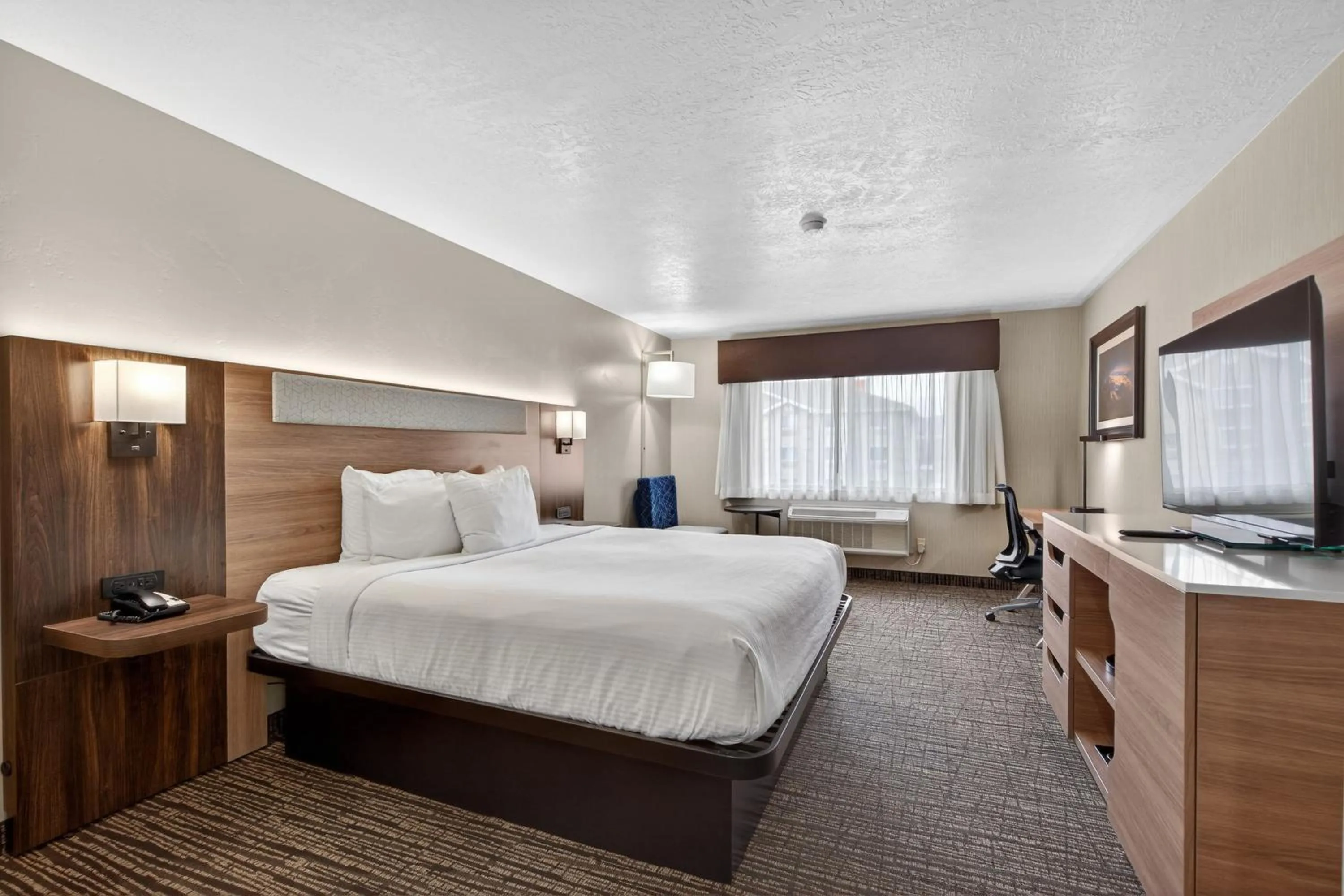 Bed in Best Western Timpanogos Inn