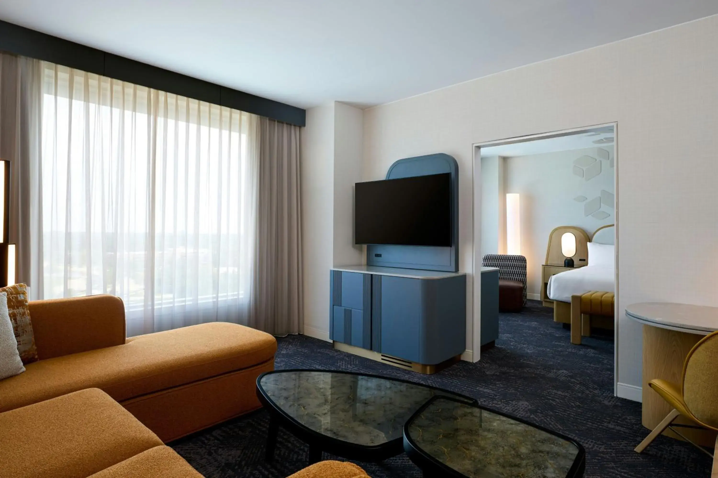 Deluxe Suite, 1 King, Wet Lands view in Renaissance Schaumburg Convention Center Hotel Deluxe Suite, 1 King, Wet Lands view in Renaissance Schaumburg Convention Center Hotel