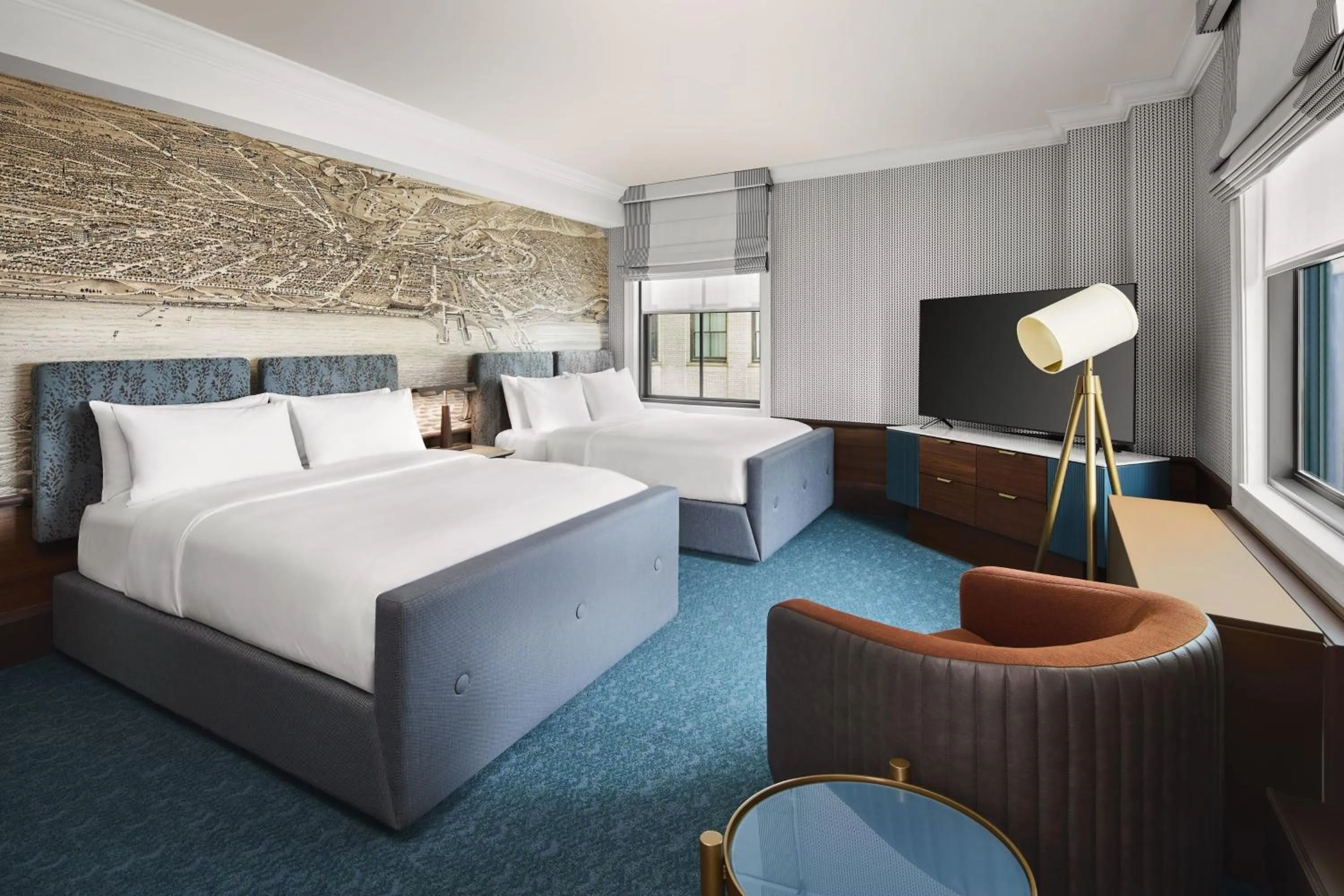 Photo of the whole room, Bed in Hotel Cleveland Autograph Collection