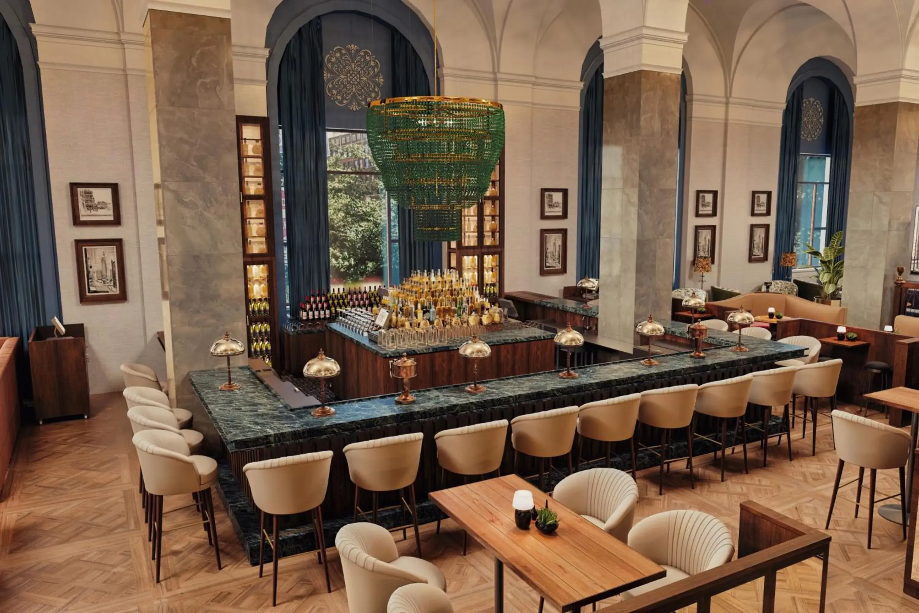 Lobby or reception in Hotel Cleveland Autograph Collection Lobby or reception in Hotel Cleveland Autograph Collection