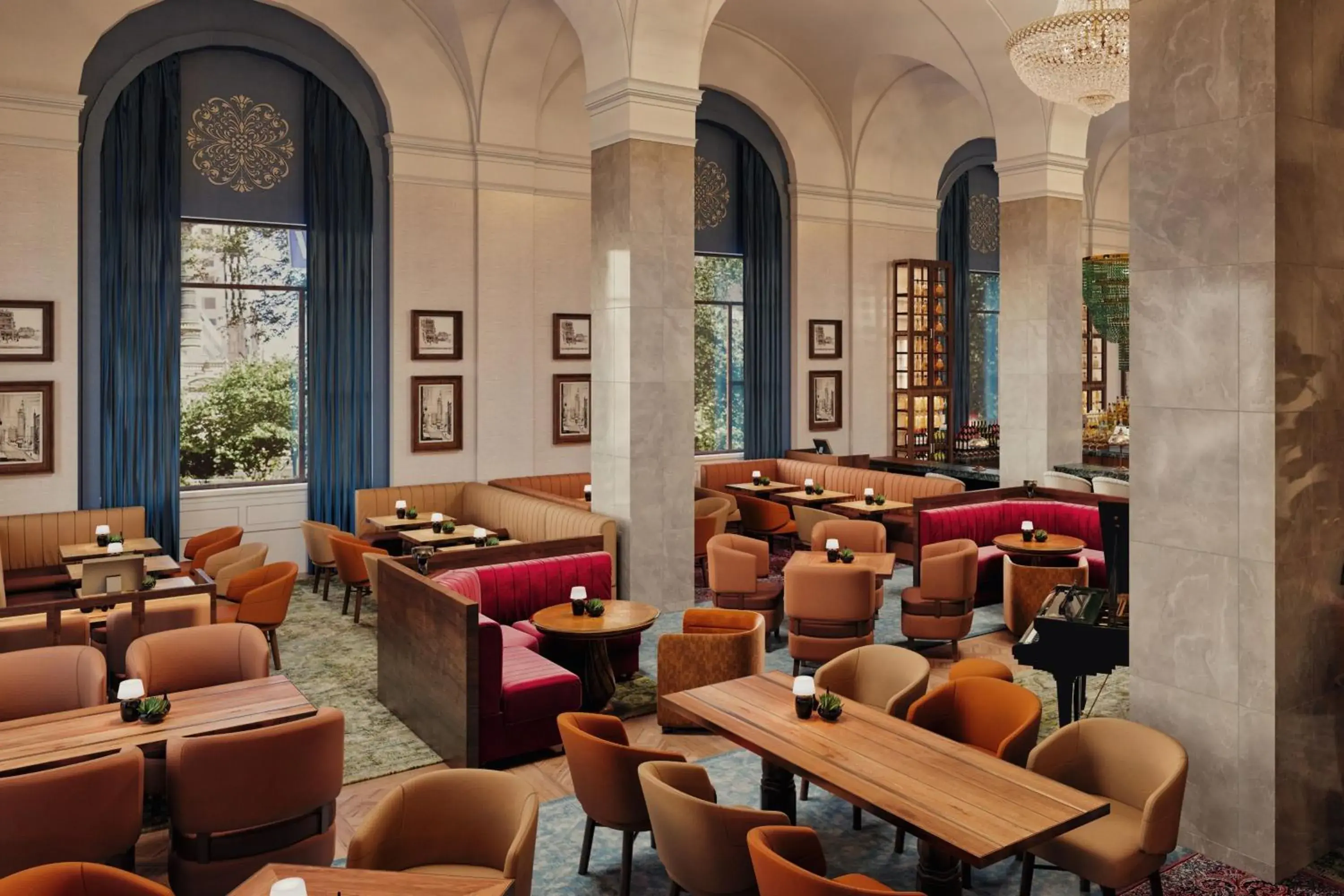 Lobby or reception in Hotel Cleveland Autograph Collection Lobby or reception in Hotel Cleveland Autograph Collection