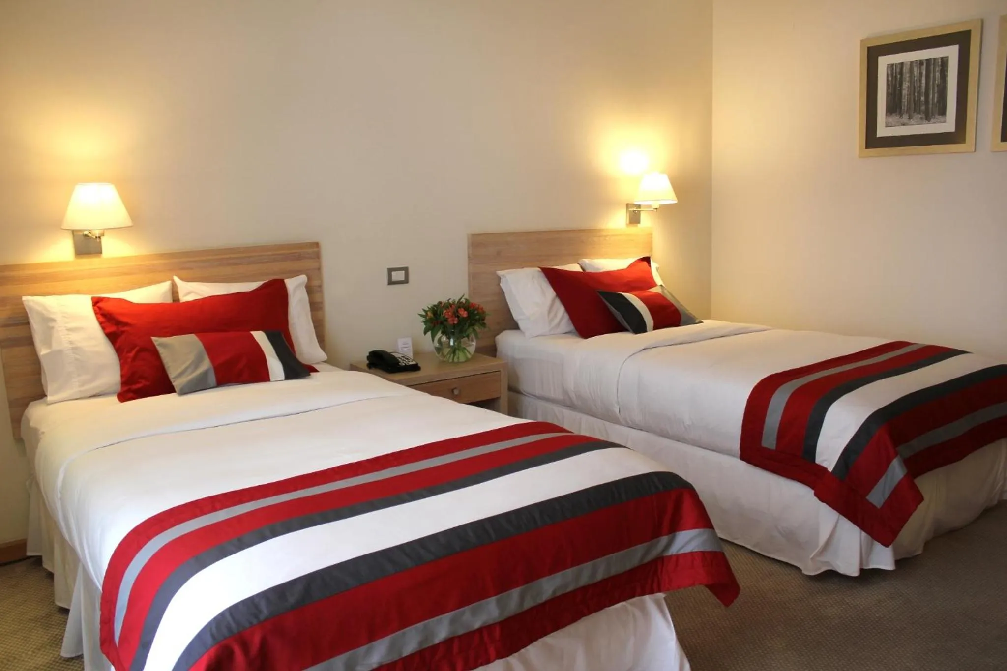 Bed in Hotel Casino Talca