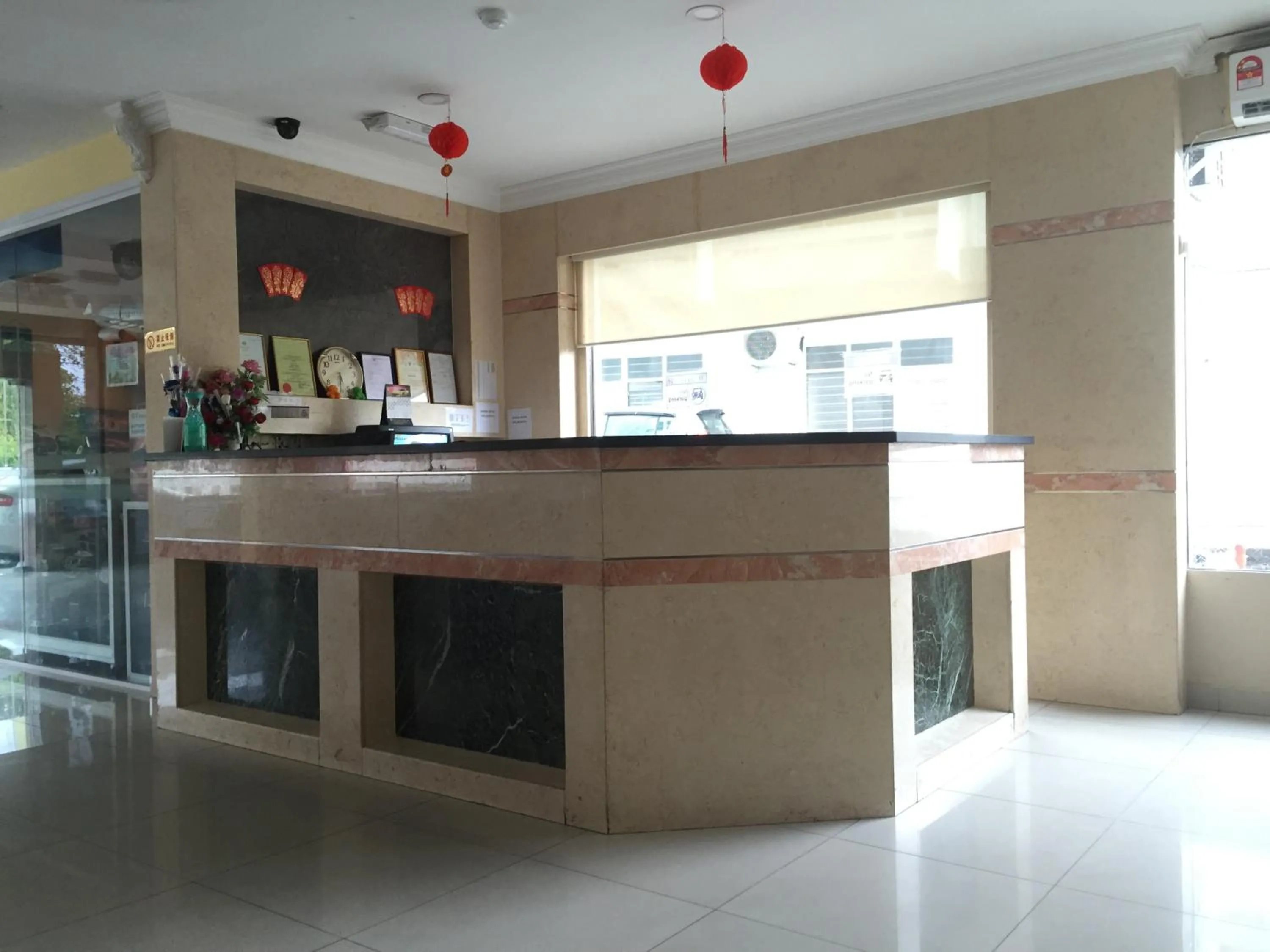 Lobby or reception in Raja Inn