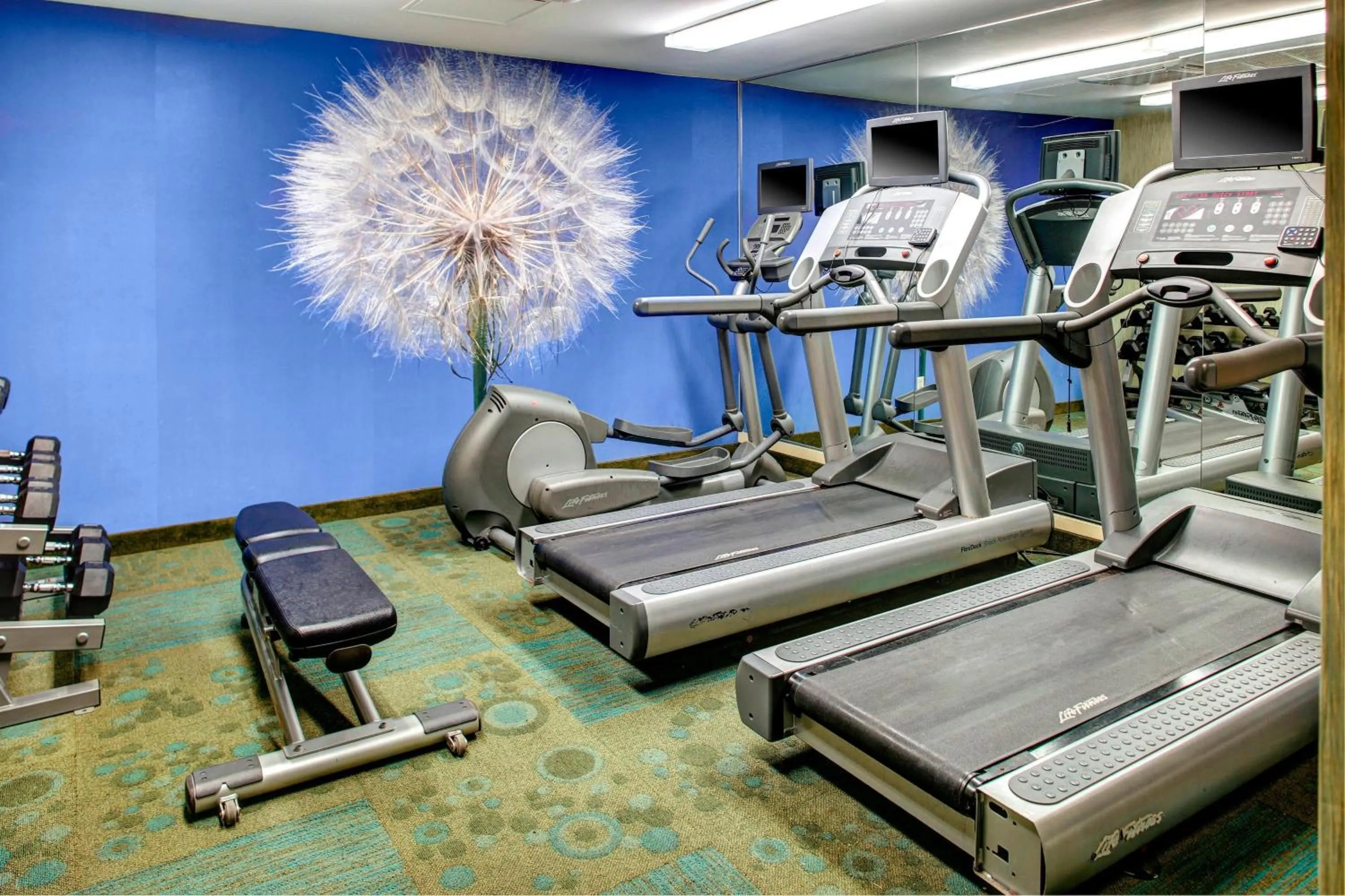 Fitness centre/facilities in SpringHill Suites Columbus Airport Gahanna