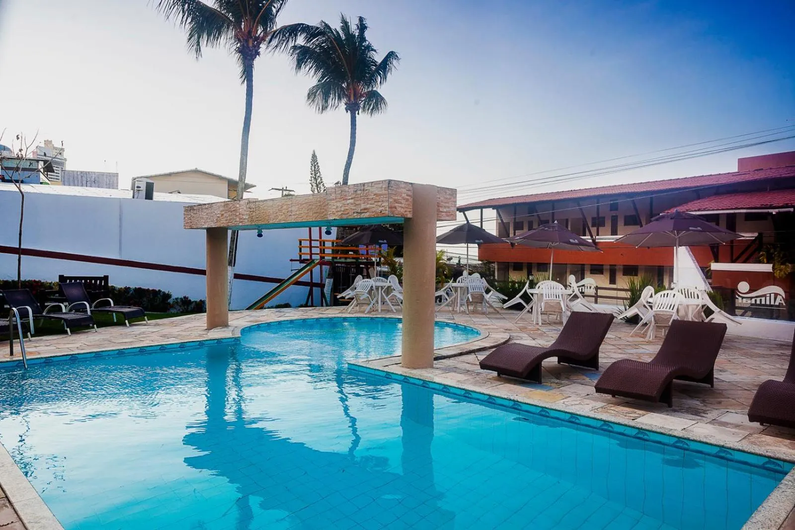 Swimming pool in Alimar Hotel