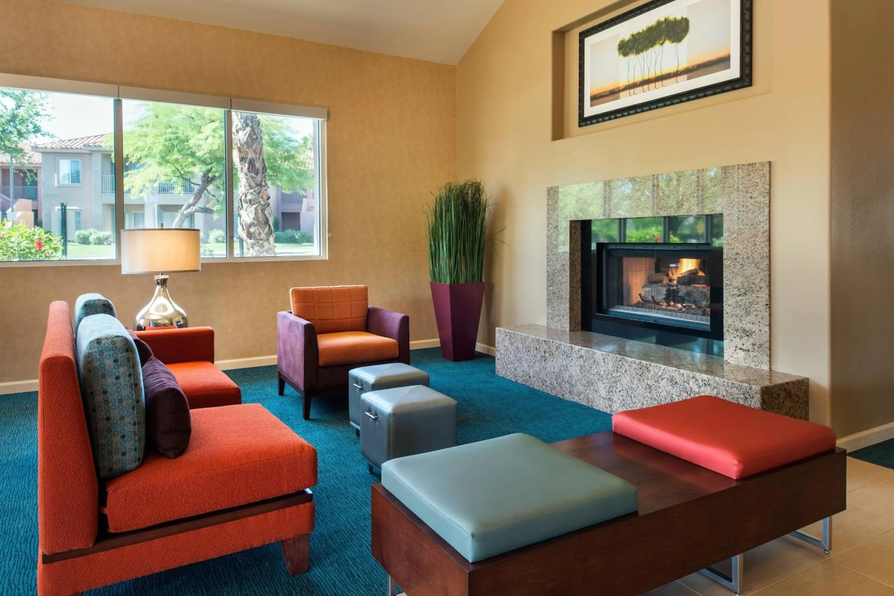 Lobby or reception in Residence Inn Palm Desert