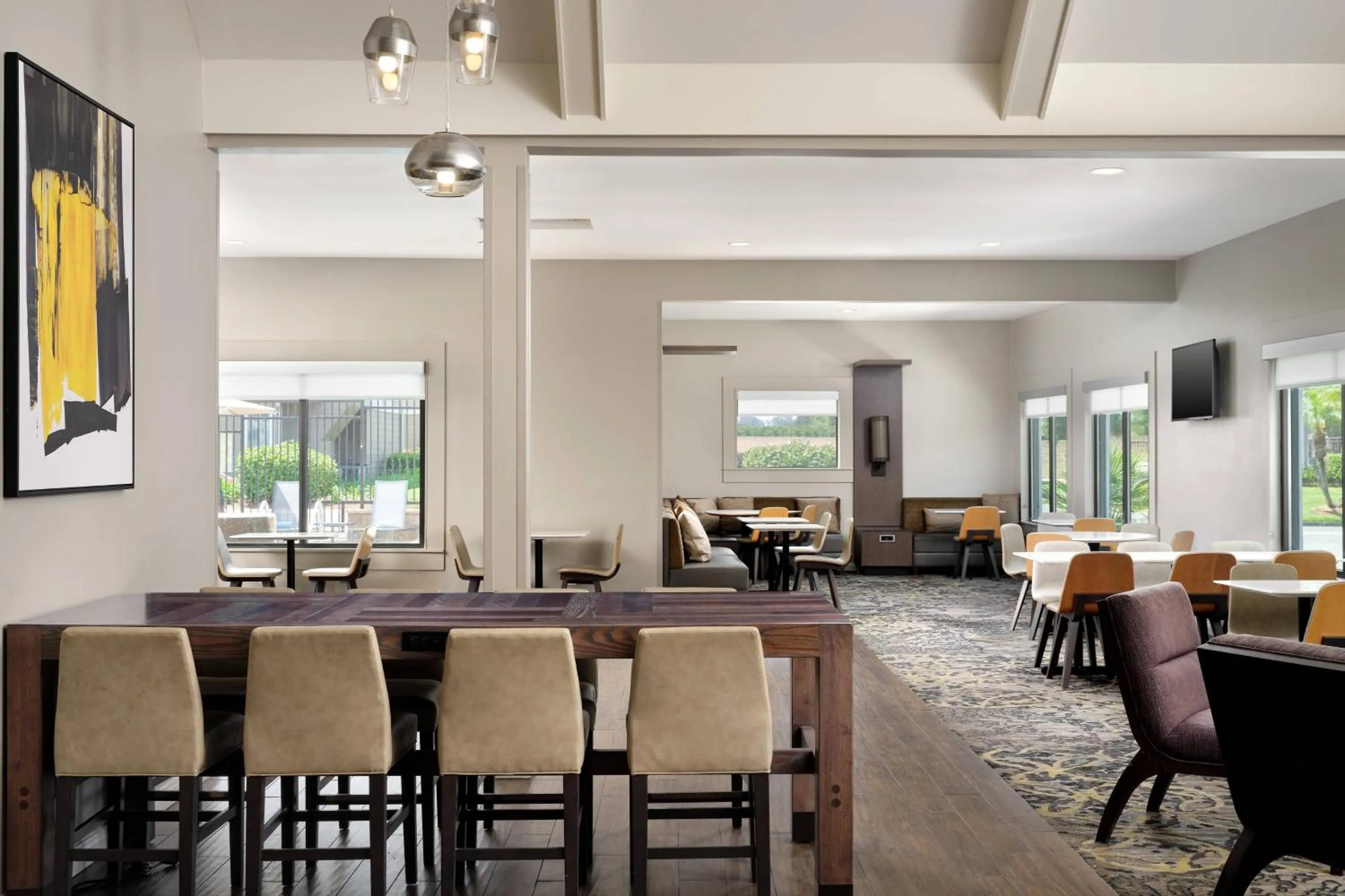 Lobby or reception in Residence Inn Costa Mesa Newport Beach