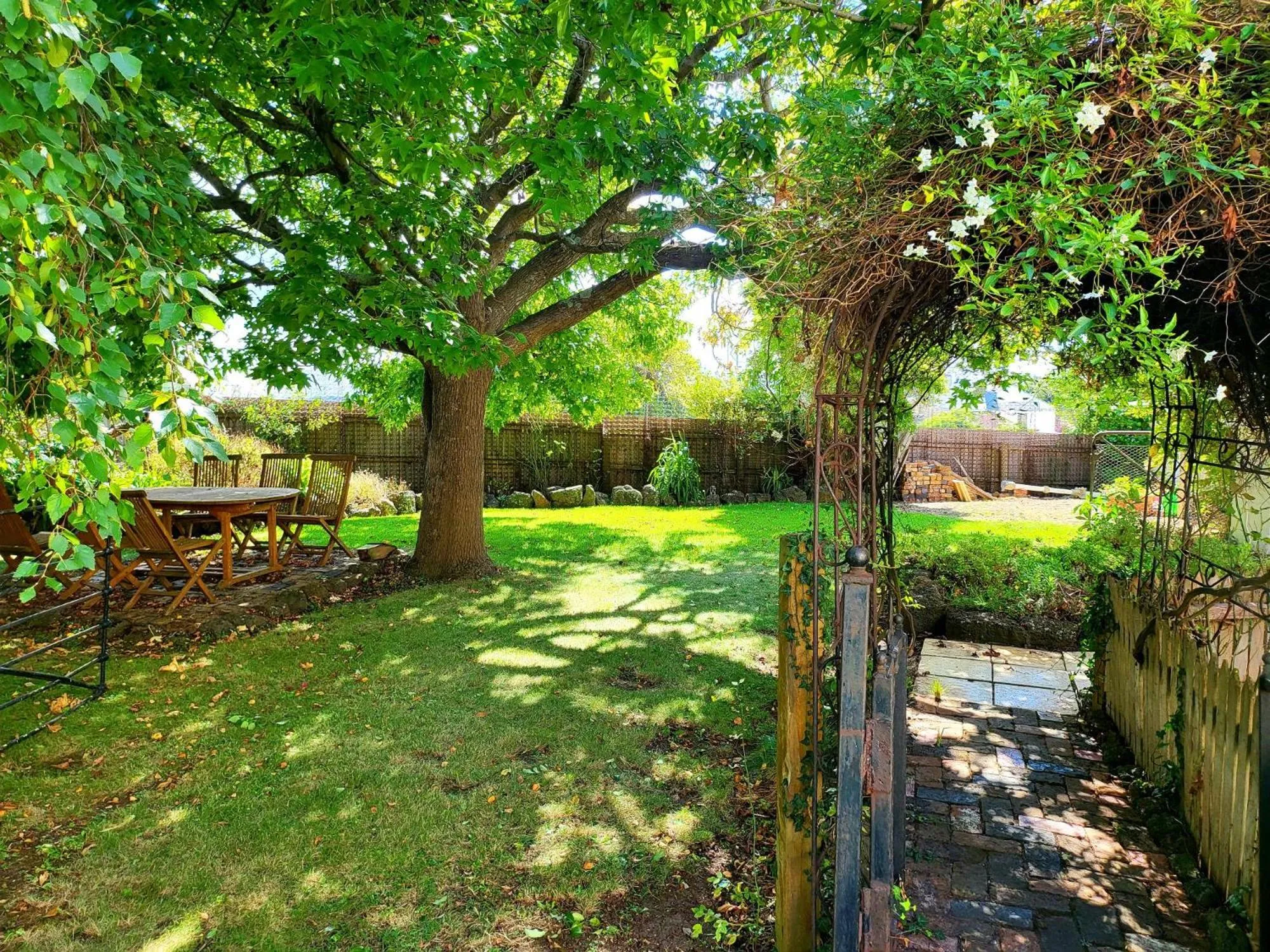 Garden view in Annesley House