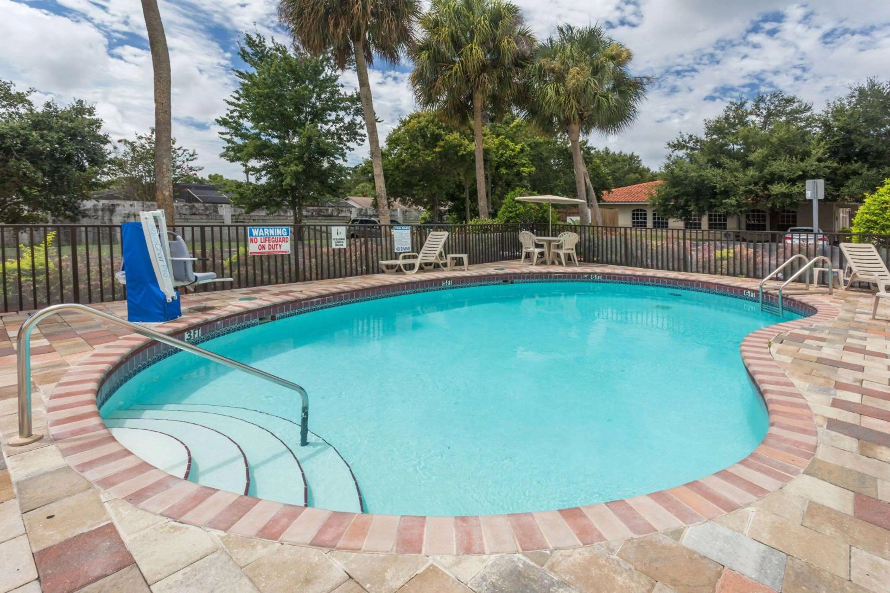 Pool view in Days Inn by Wyndham Sarasota I-75