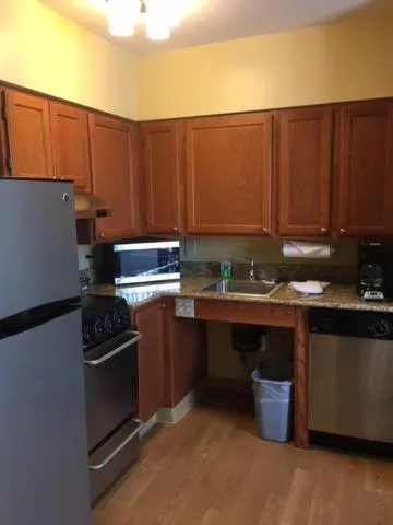 Kitchen or kitchenette in Hawthorn Extended Stay by Wyndham Cincinnati NE Mason