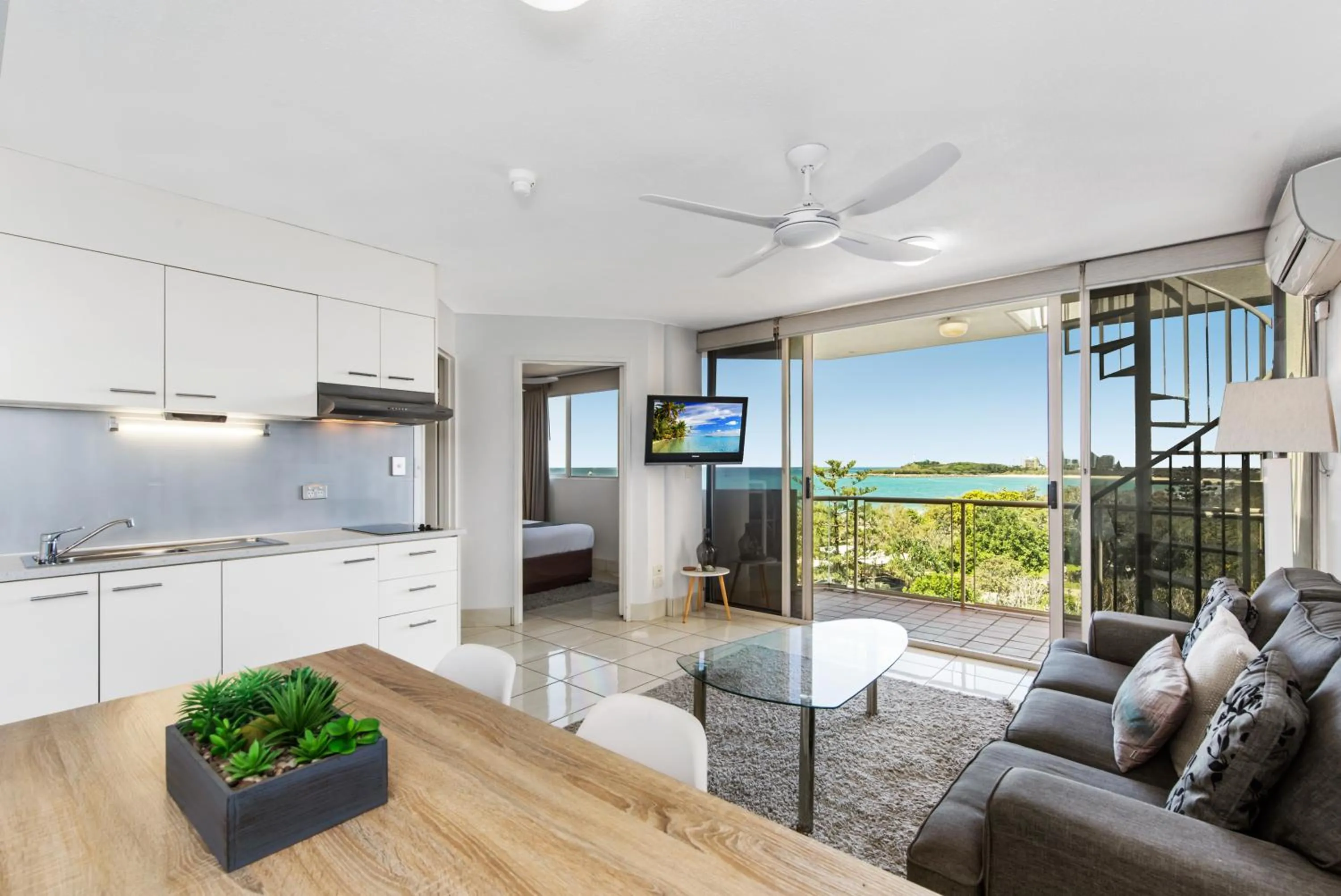 Living room in Sandcastles Mooloolaba