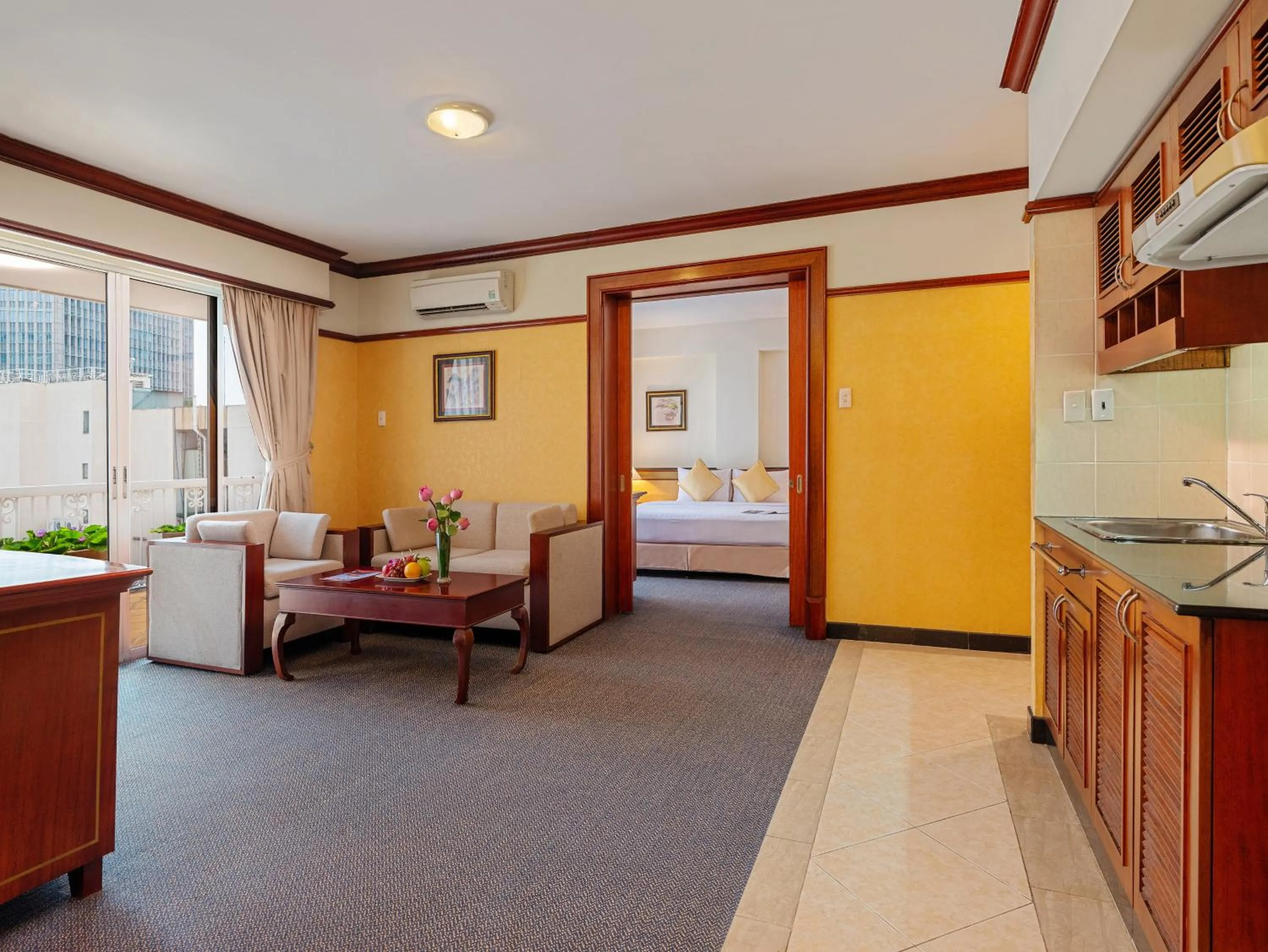 Living room in Bong Sen Hotel Saigon