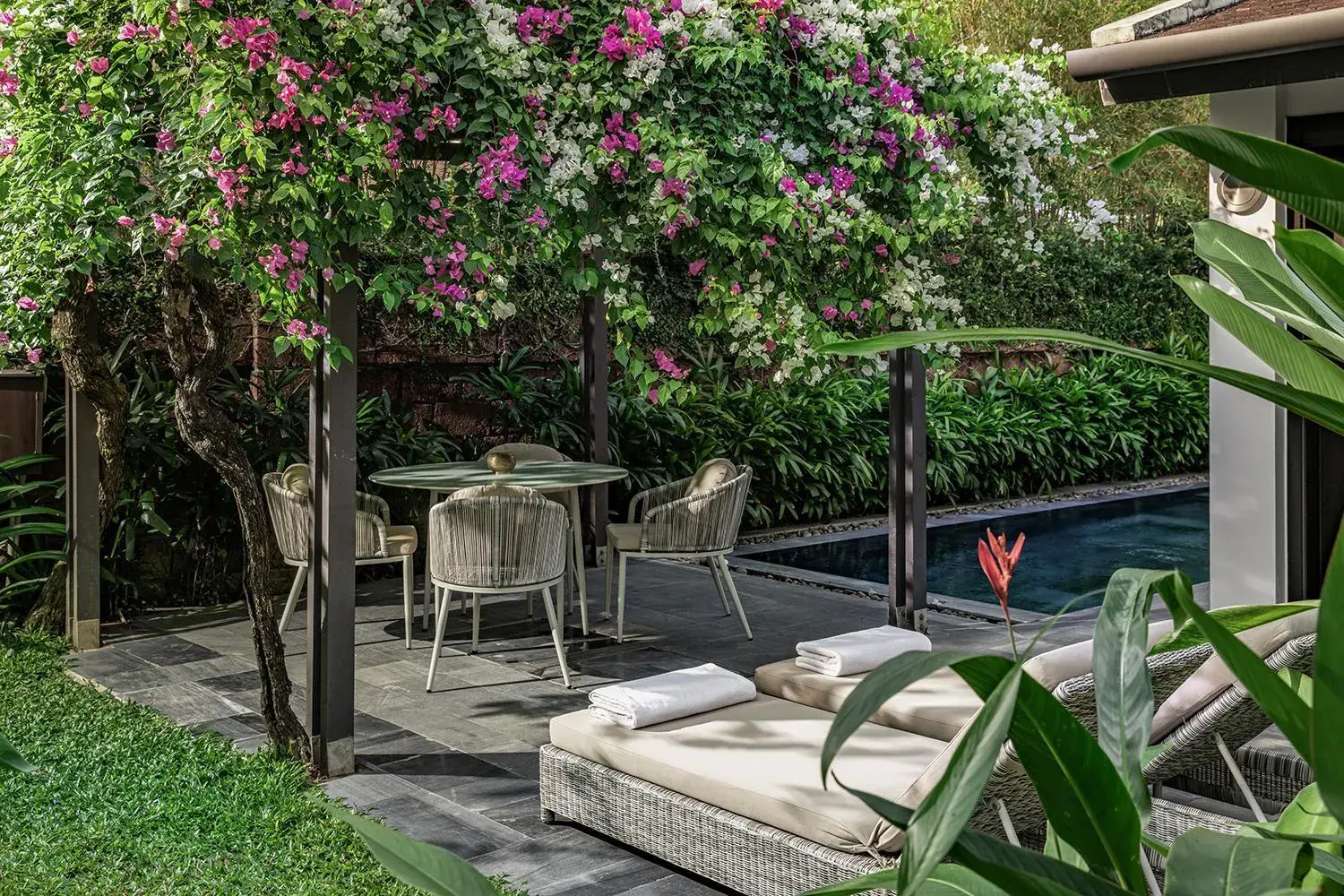 Garden view in TIA Wellness Resort - Spa Inclusive Garden view in TIA Wellness Resort - Spa Inclusive